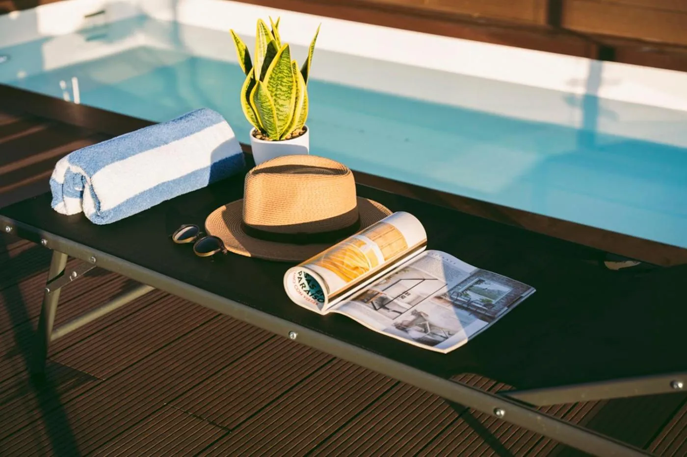 Swimming pool in Hotel Casa Gardenia