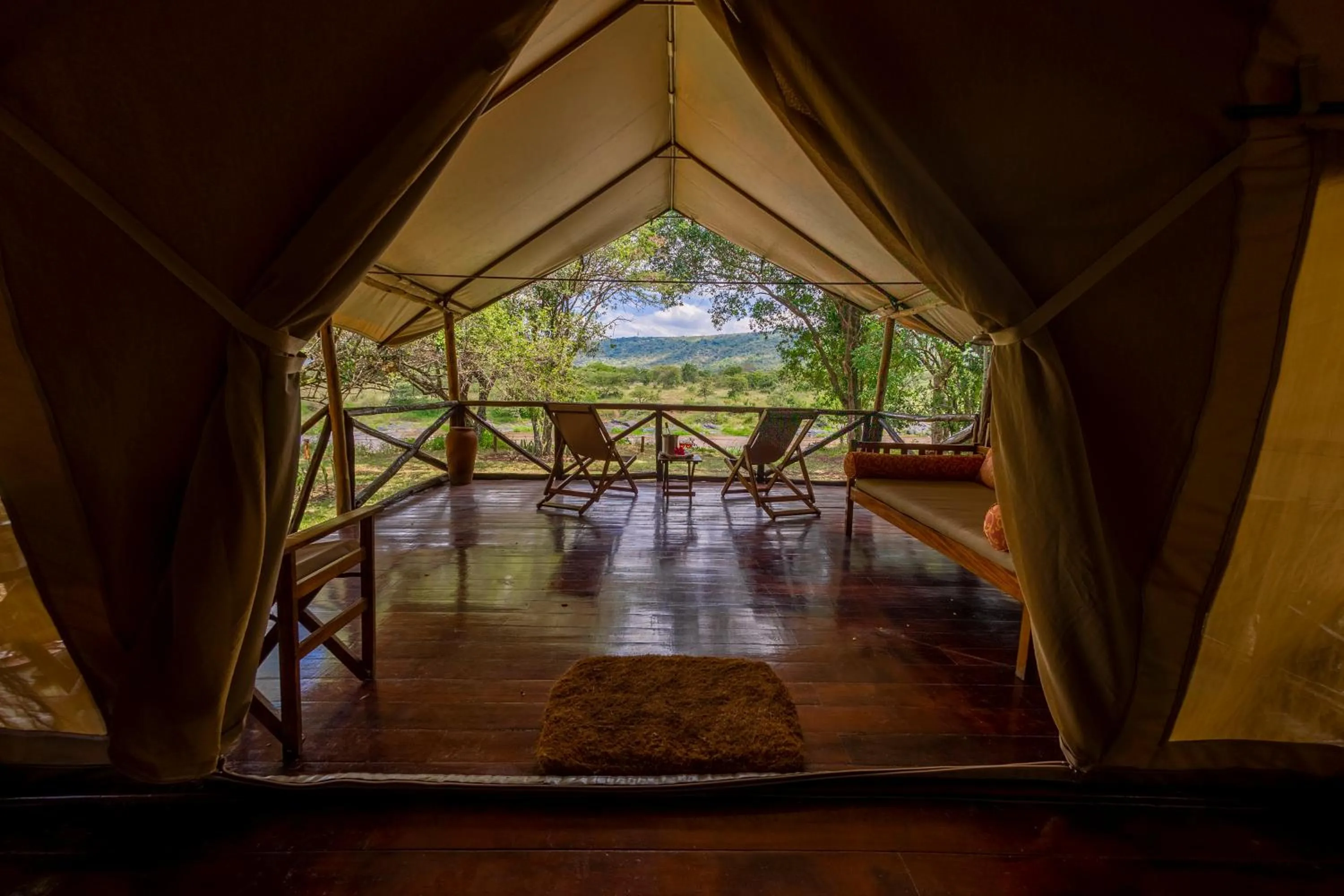 View (from property/room) in Karen Blixen Camp Masai Mara