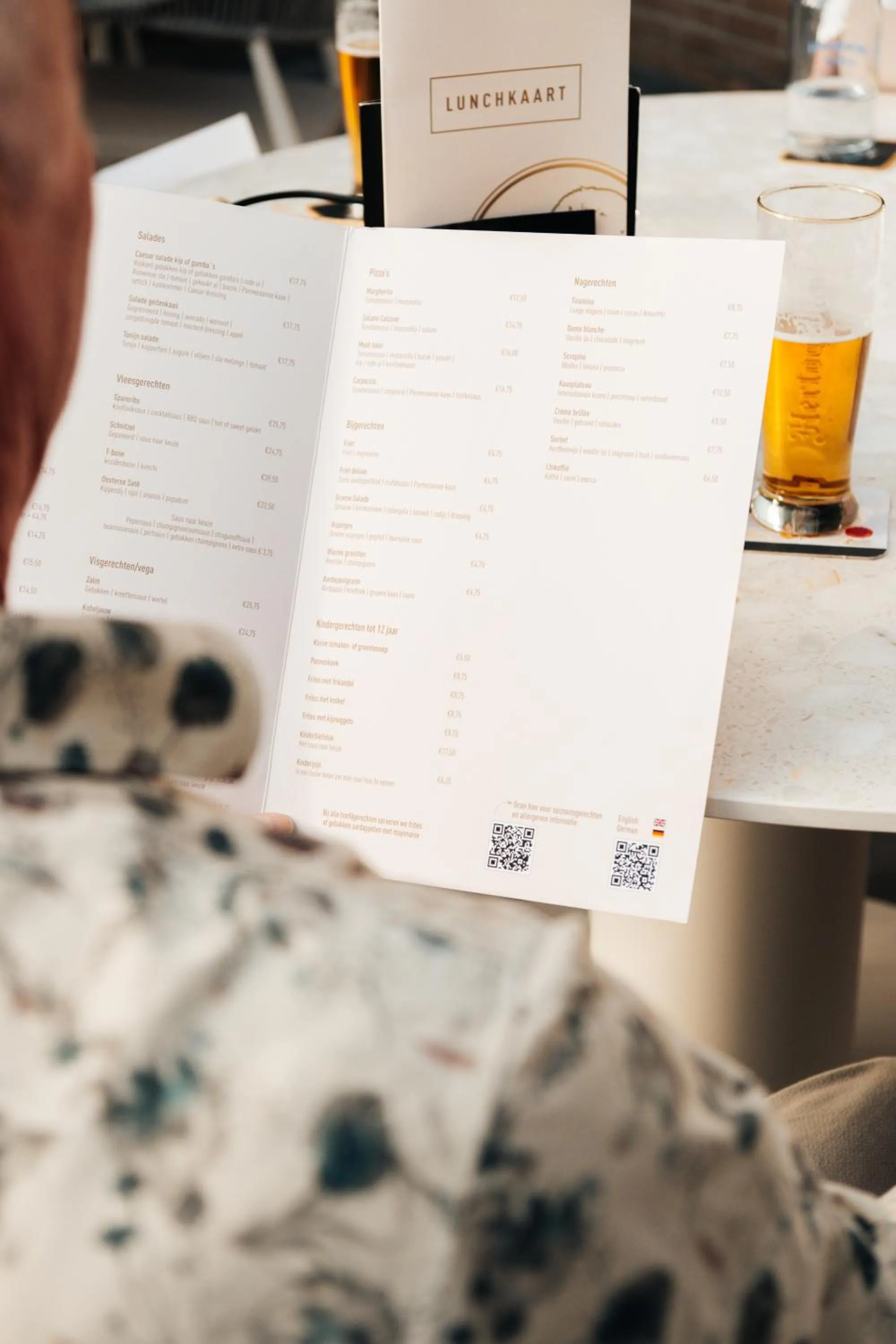 Food and drinks in Hotel de Naaldhof