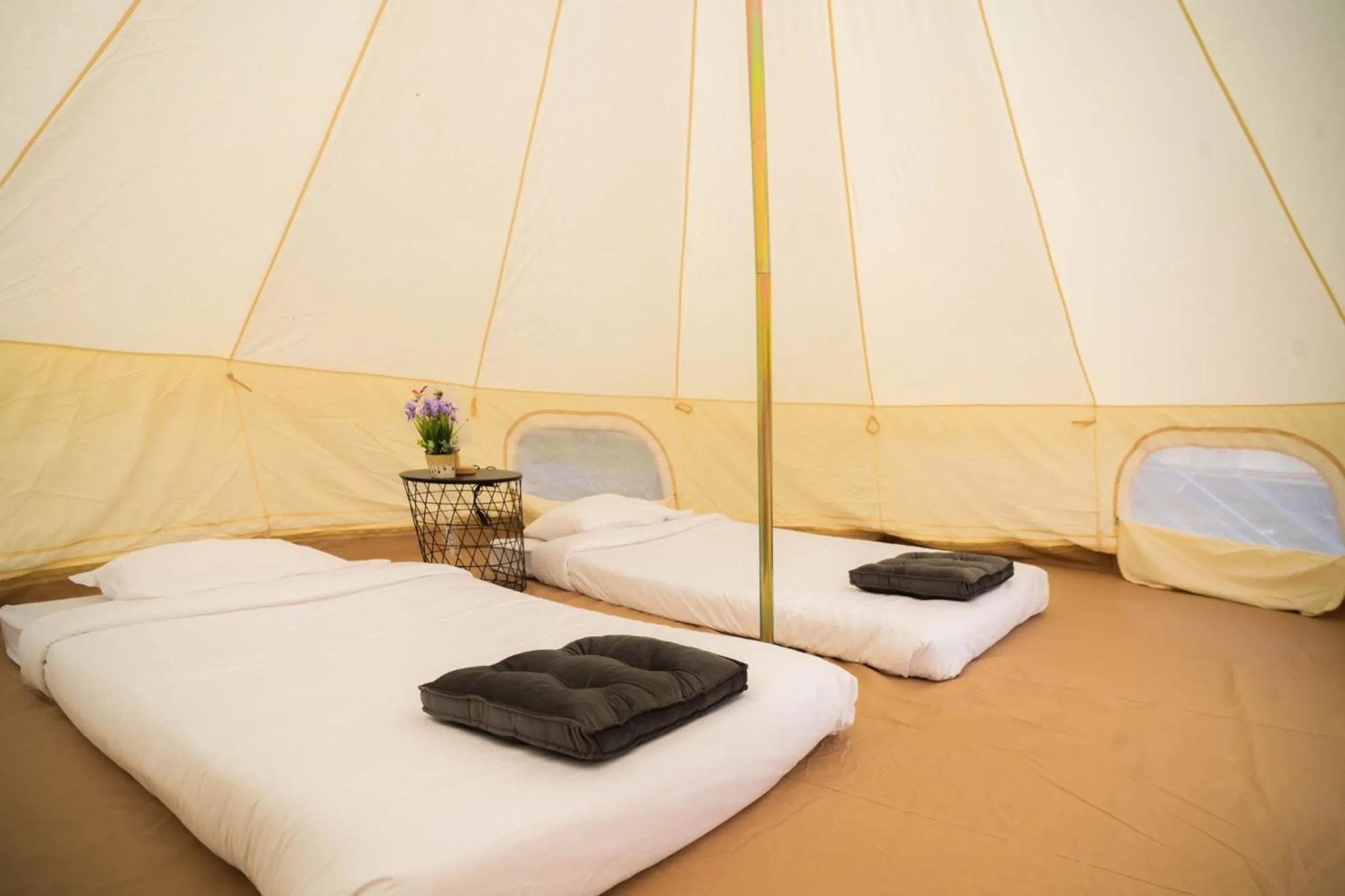 Bed in Athena Glamping Khaoyai