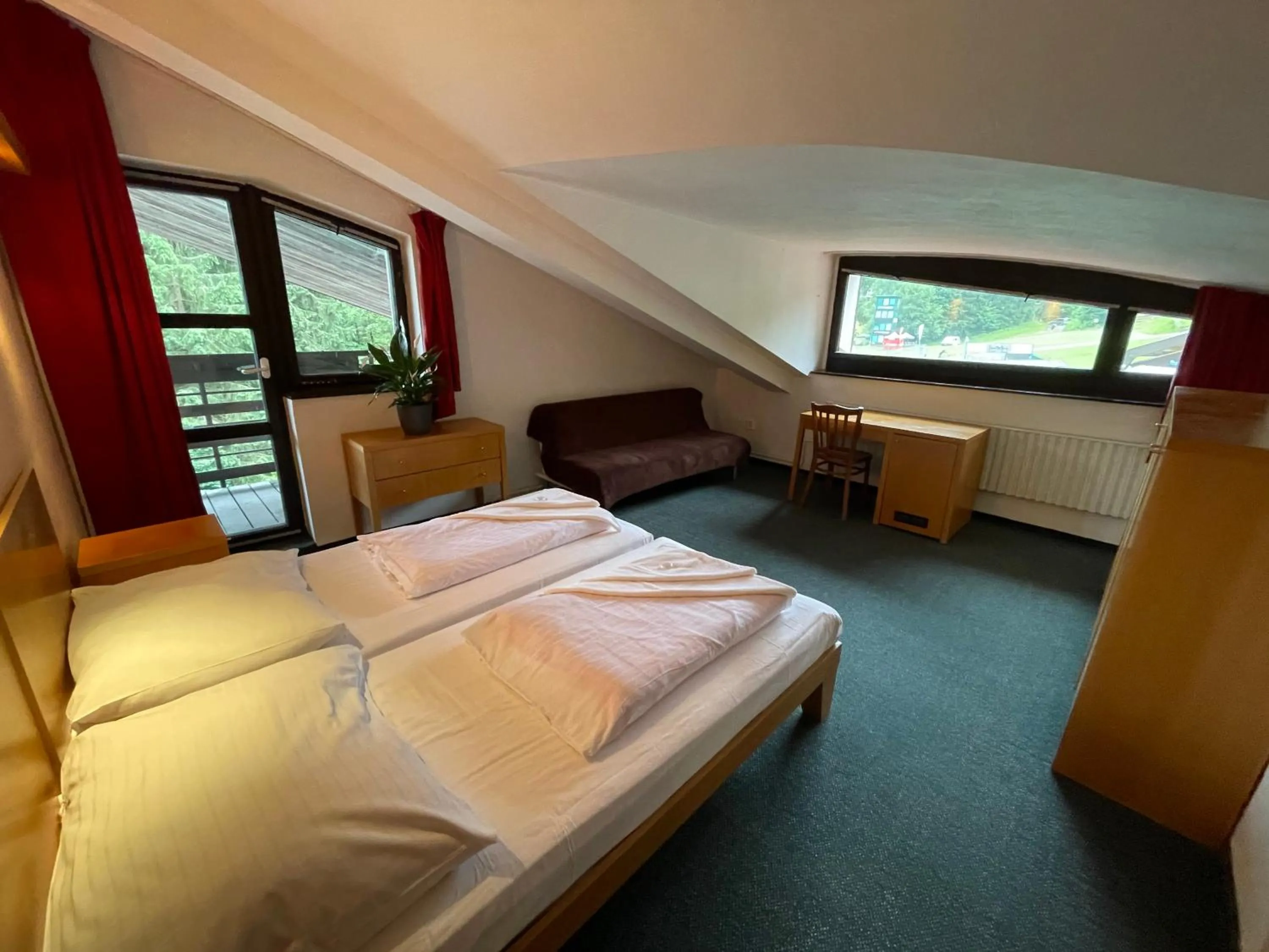 Bed in Hotel Bohemia