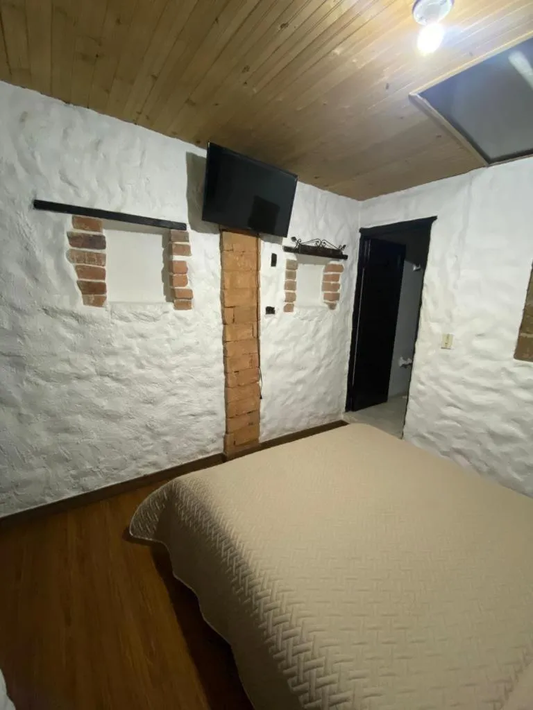 Bed, TV/Entertainment Center in Hotel Colonial Centro Historico