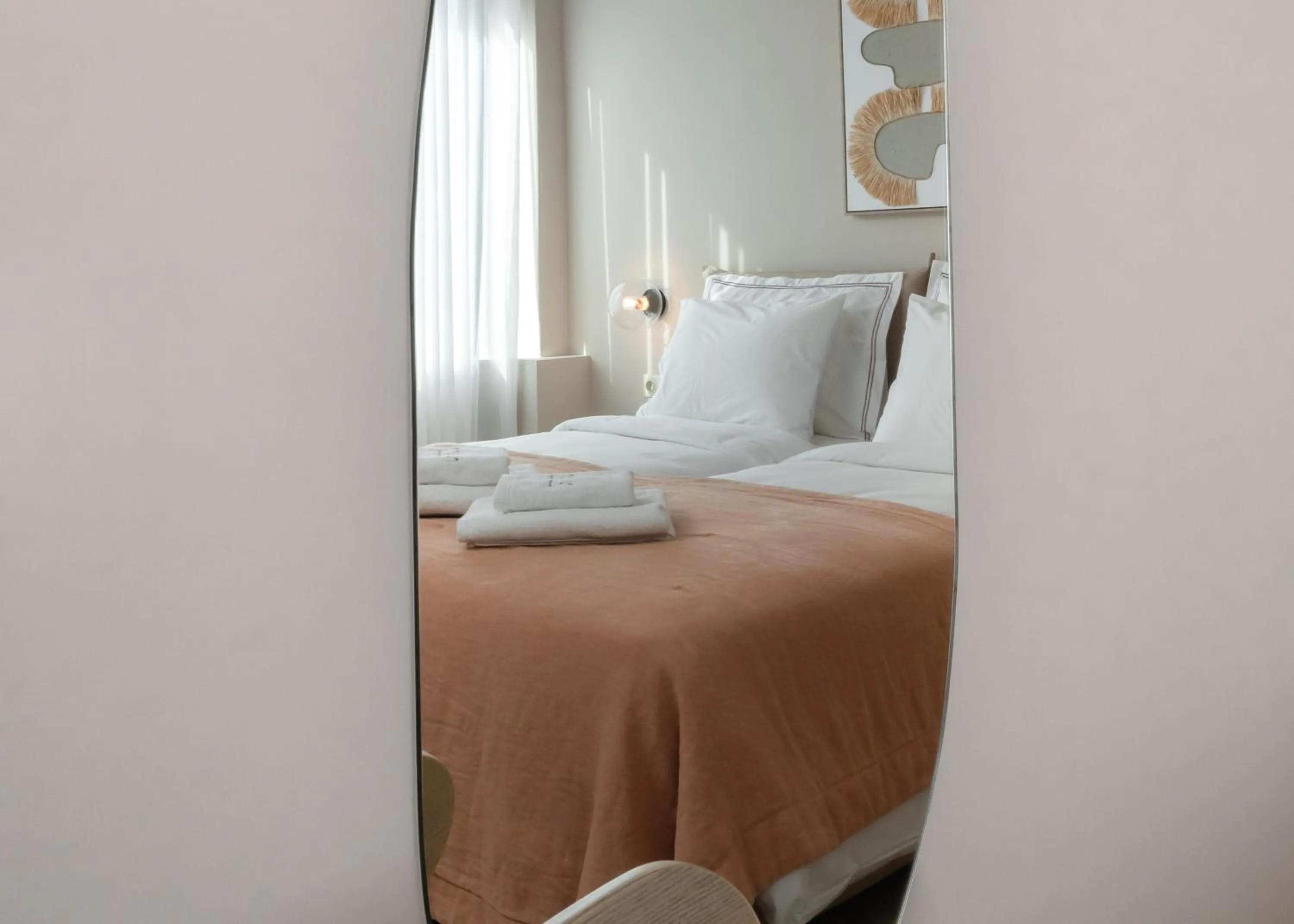 Bed in Num Suites & Lofts Athens