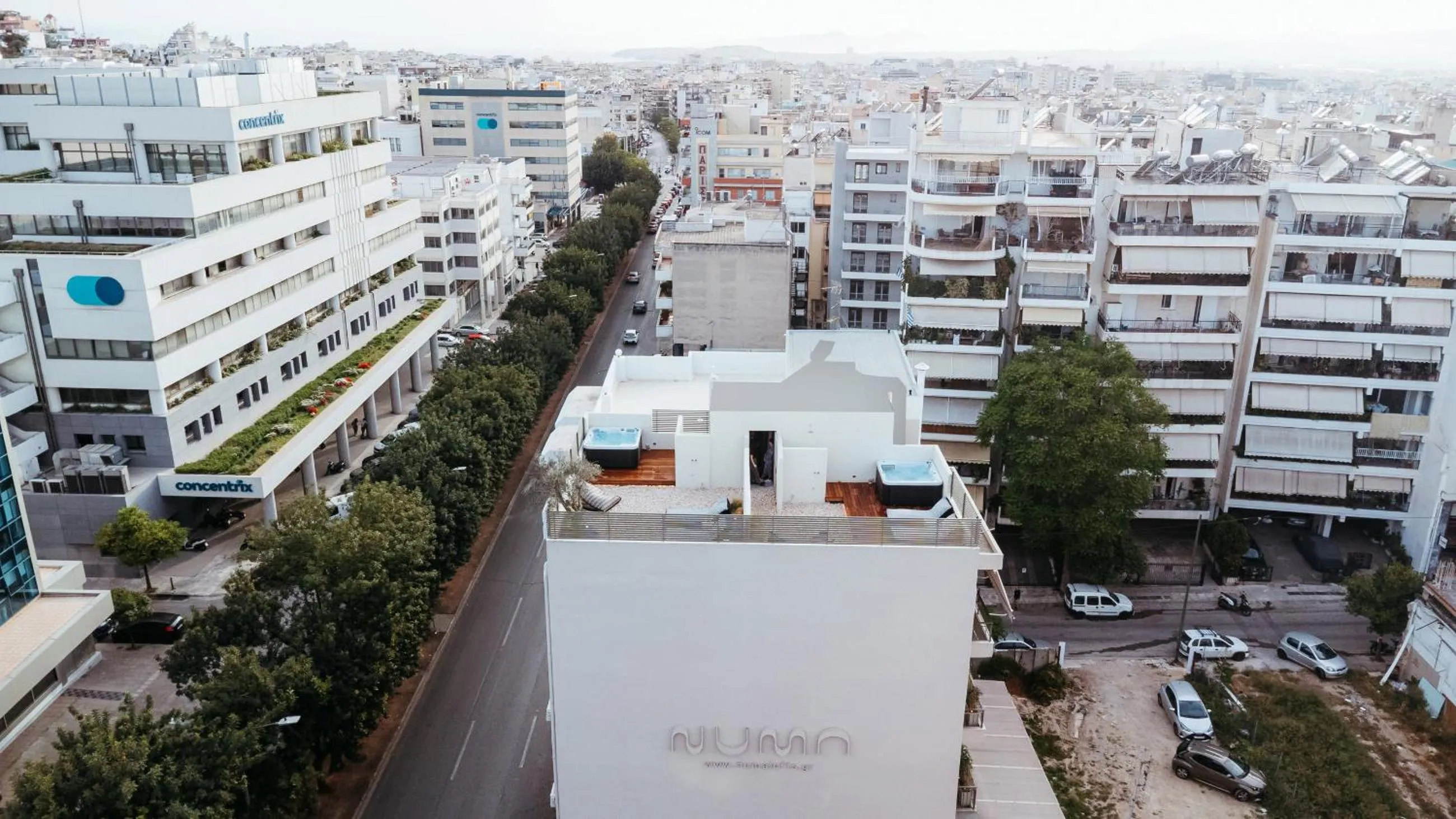 Bird's eye view in Num Suites & Lofts Athens