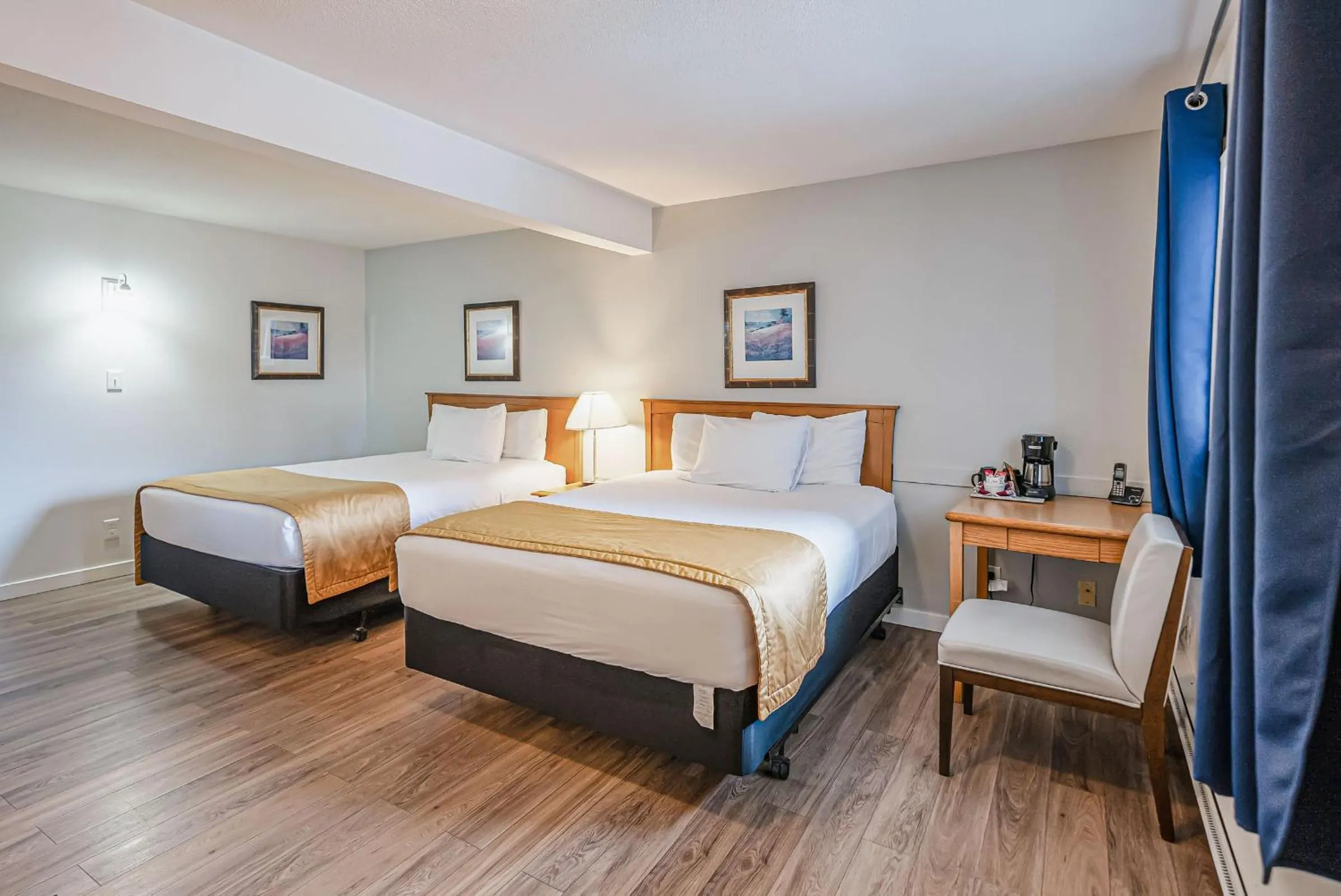 Bed in Bluebird Motel