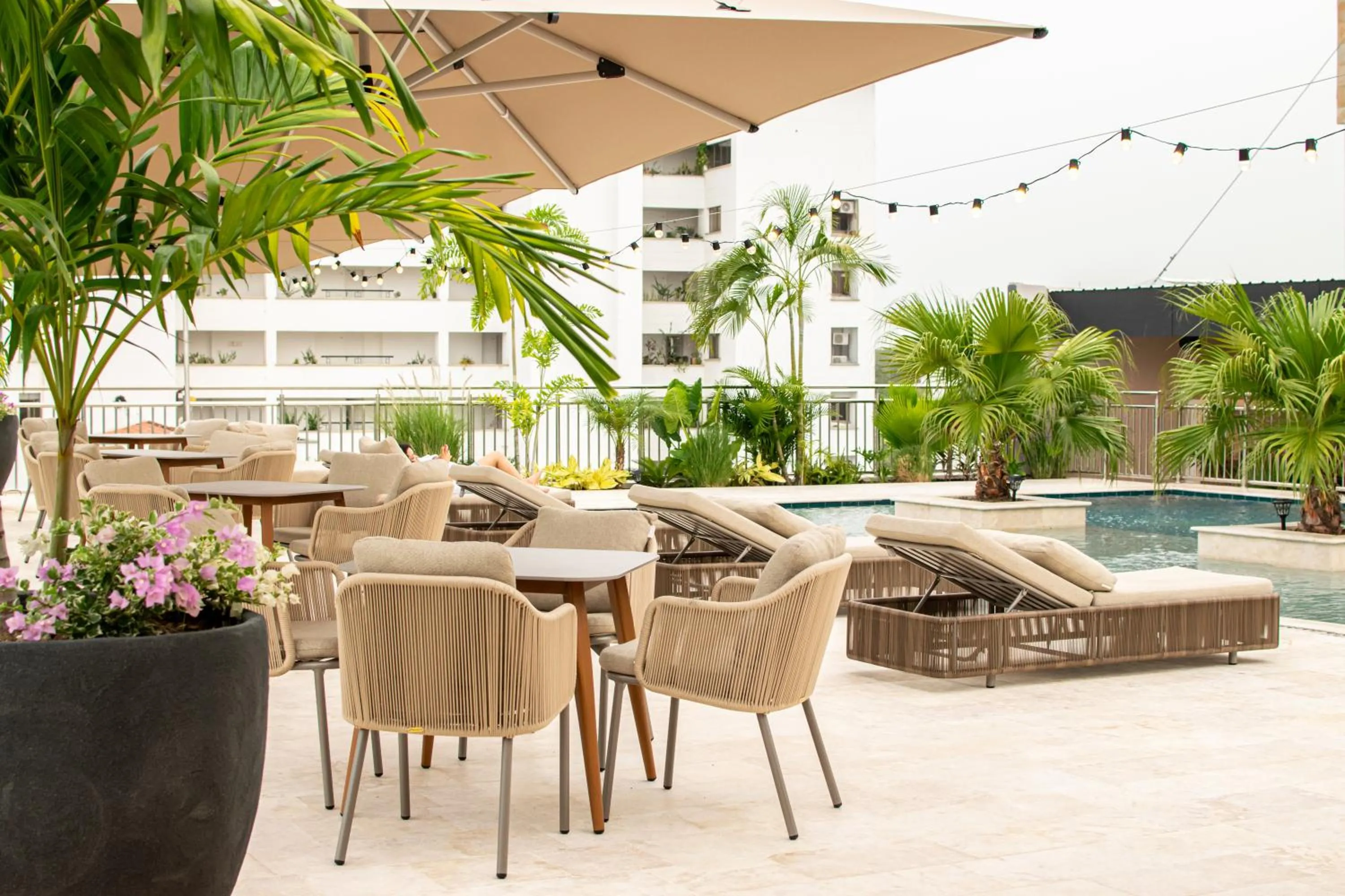 Balcony/Terrace in Hotel Unión Plaza