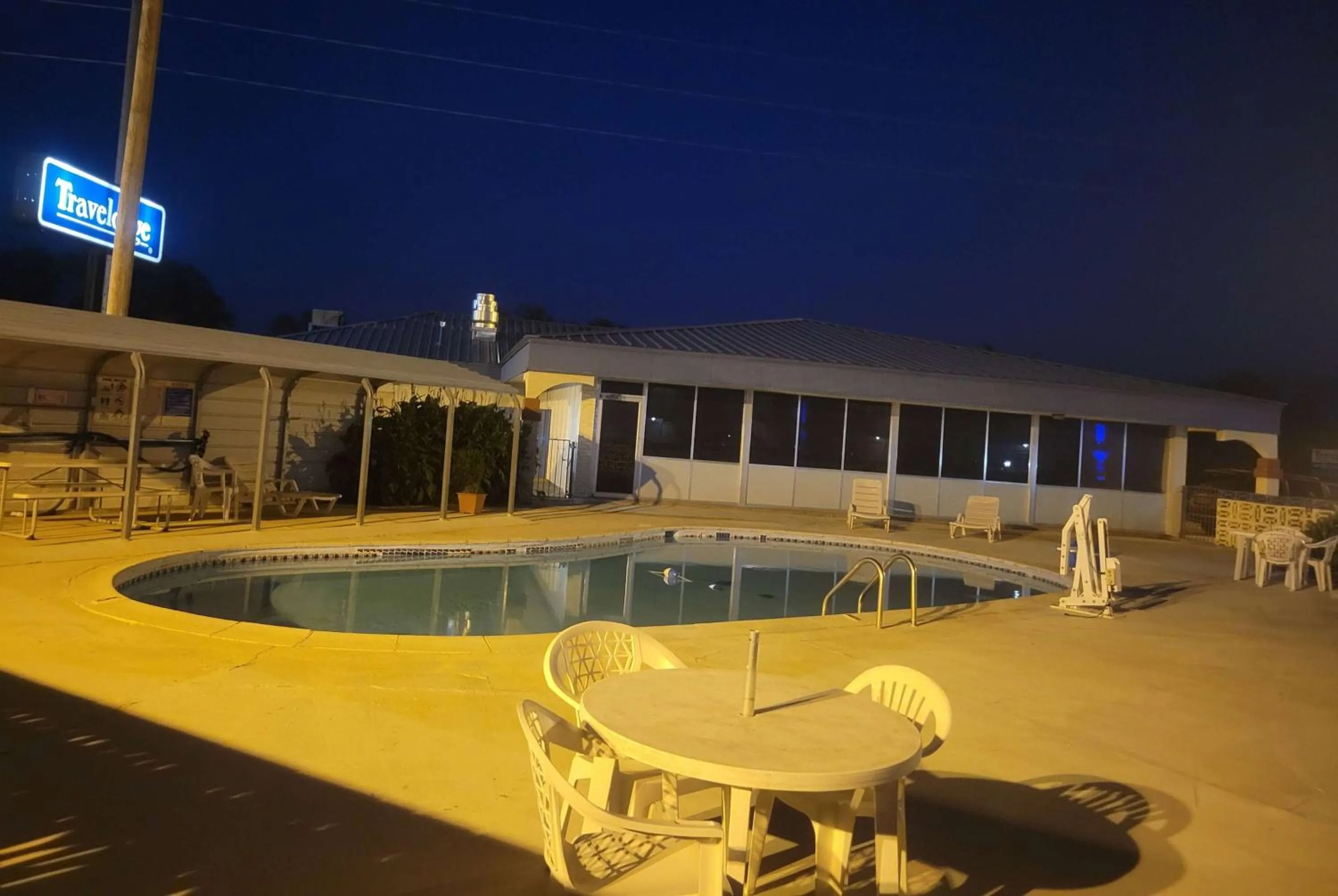 Pool view in Travelodge by Wyndham Memphis