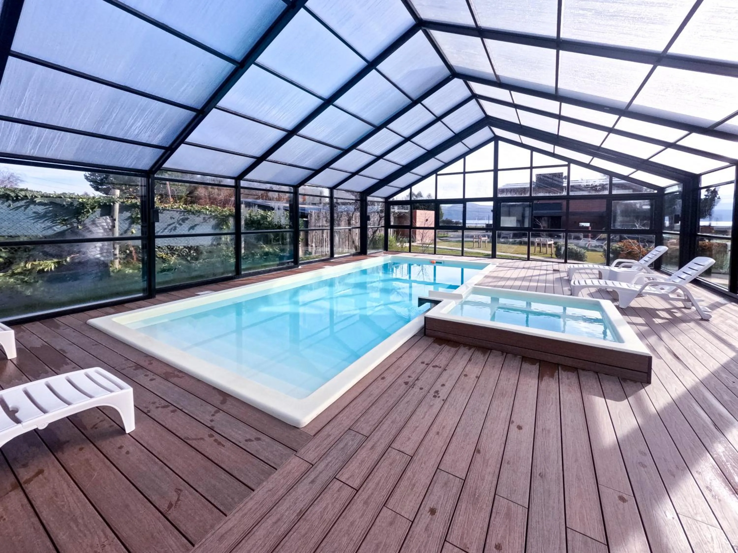 Swimming pool in Luna Llena Dina Huapi