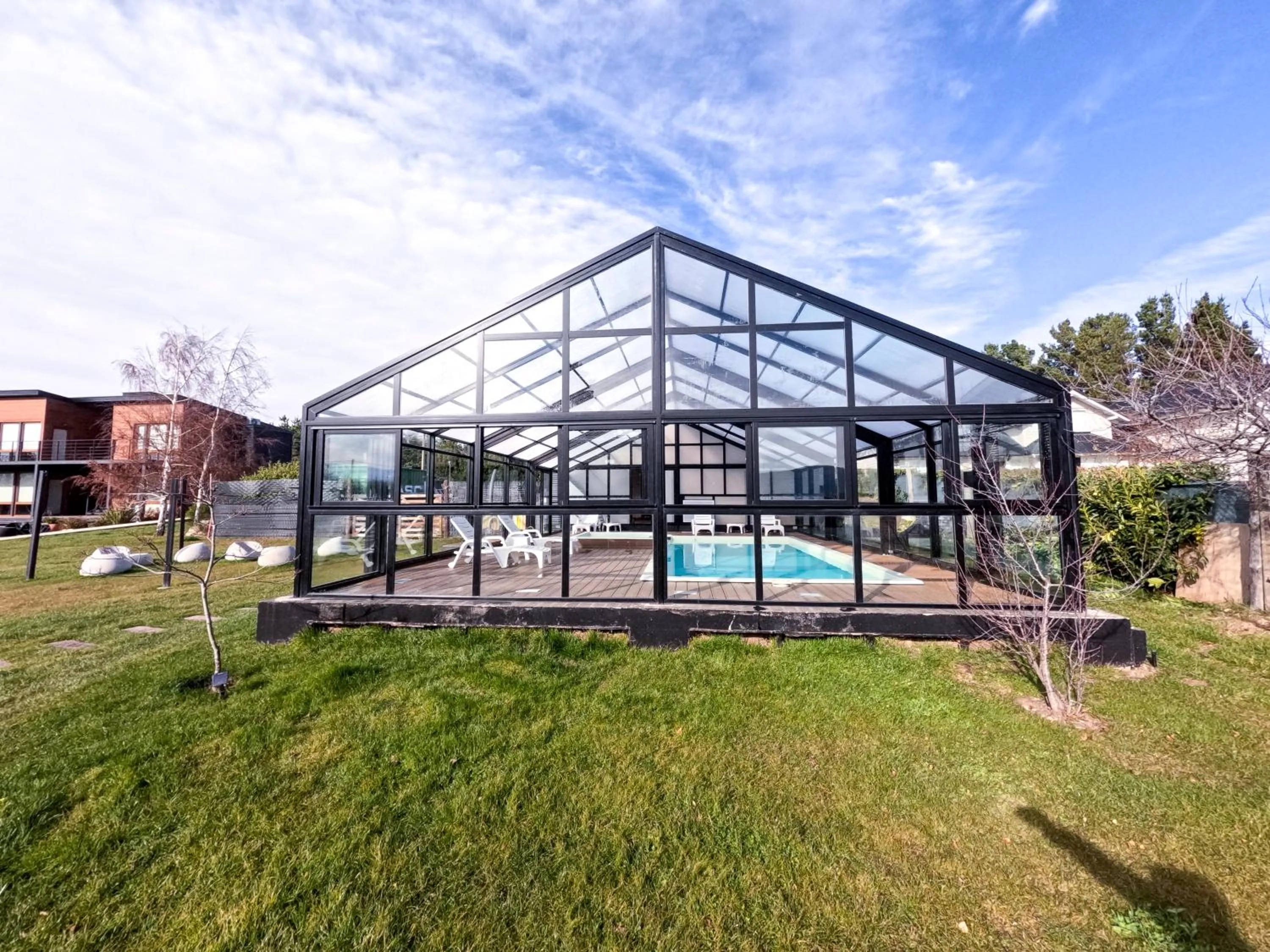 Swimming pool in Luna Llena Dina Huapi