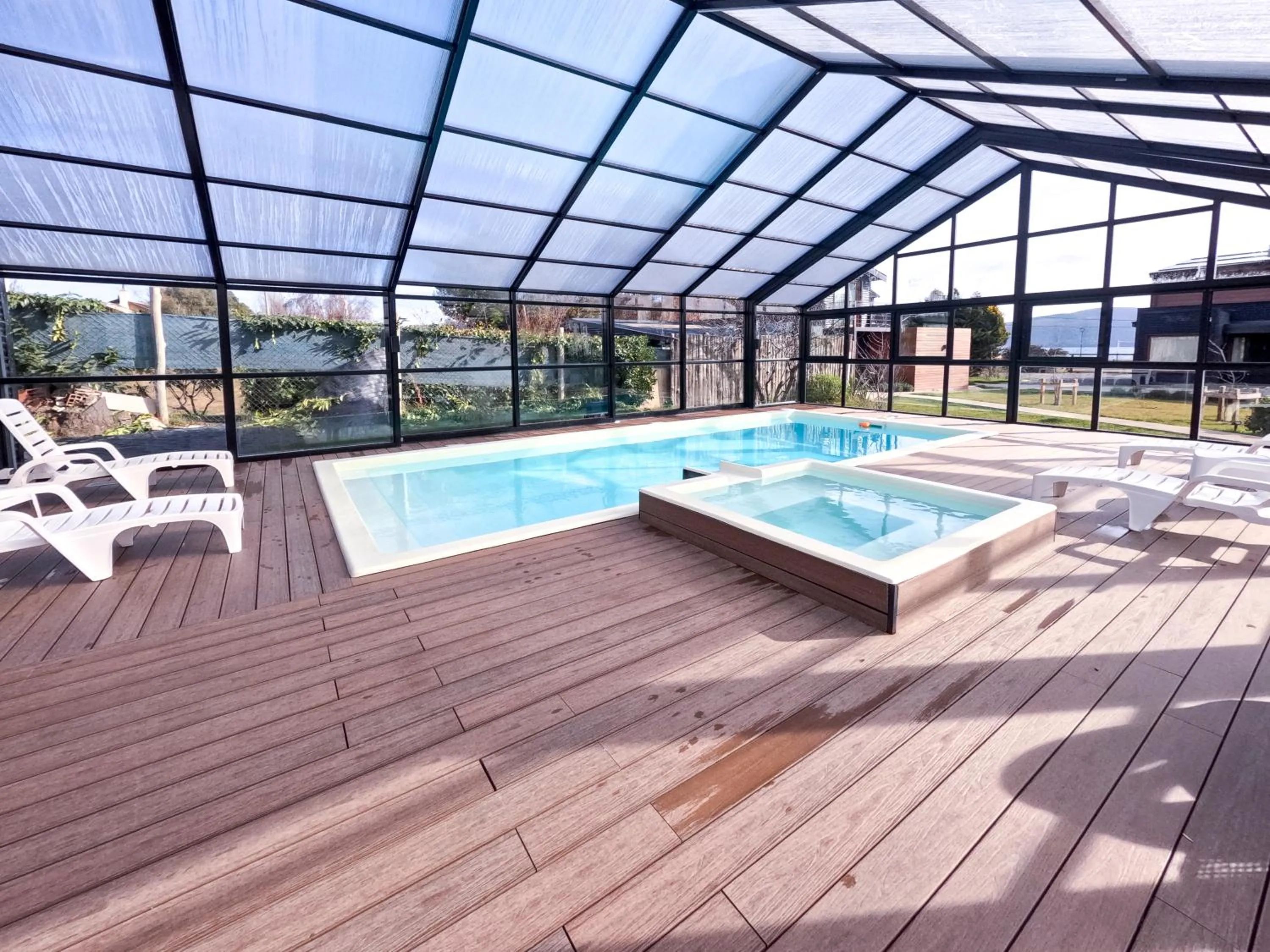 Swimming pool in Luna Llena Dina Huapi