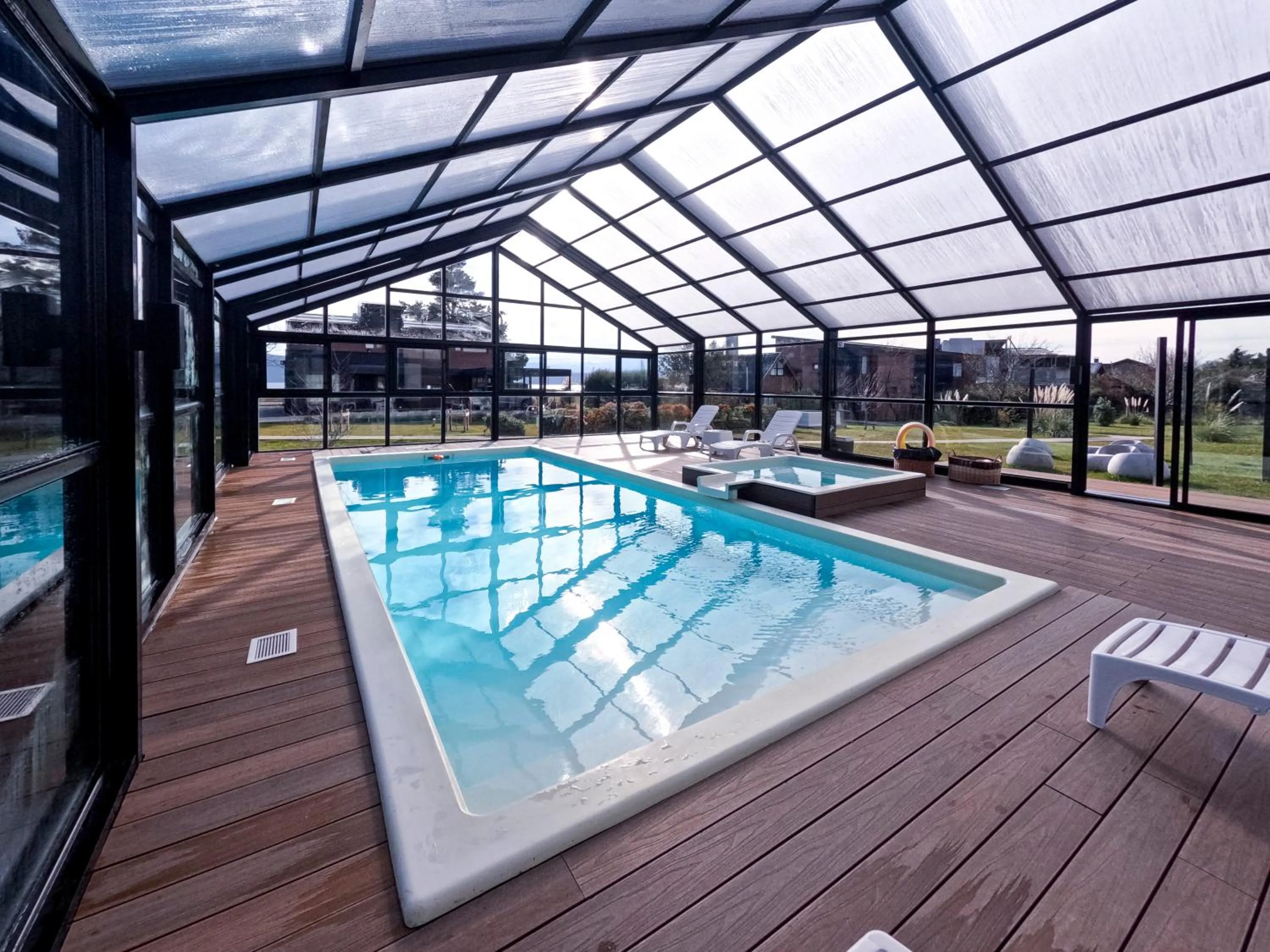 Swimming pool in Luna Llena Dina Huapi