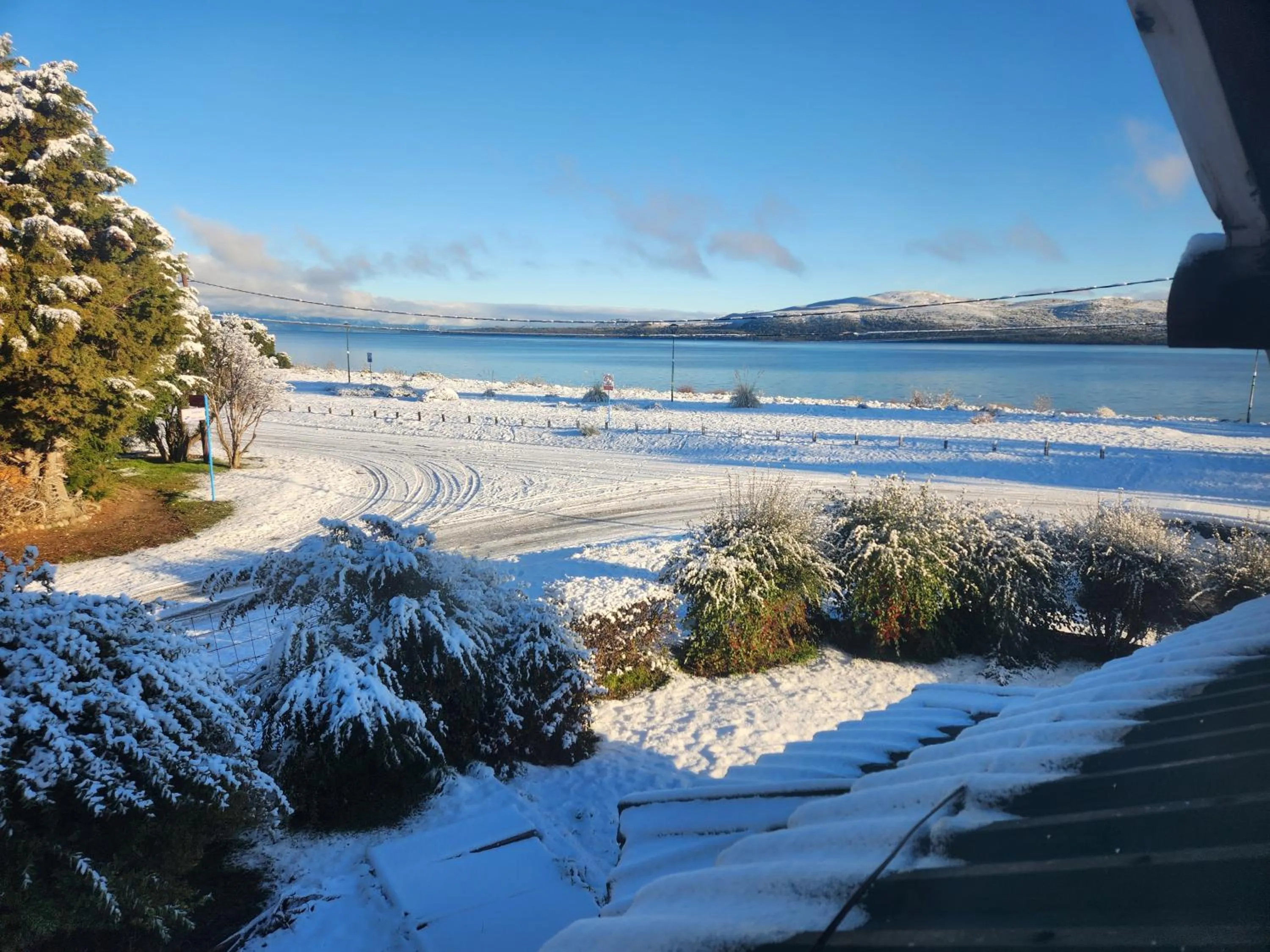 Lake view in Luna Llena Dina Huapi