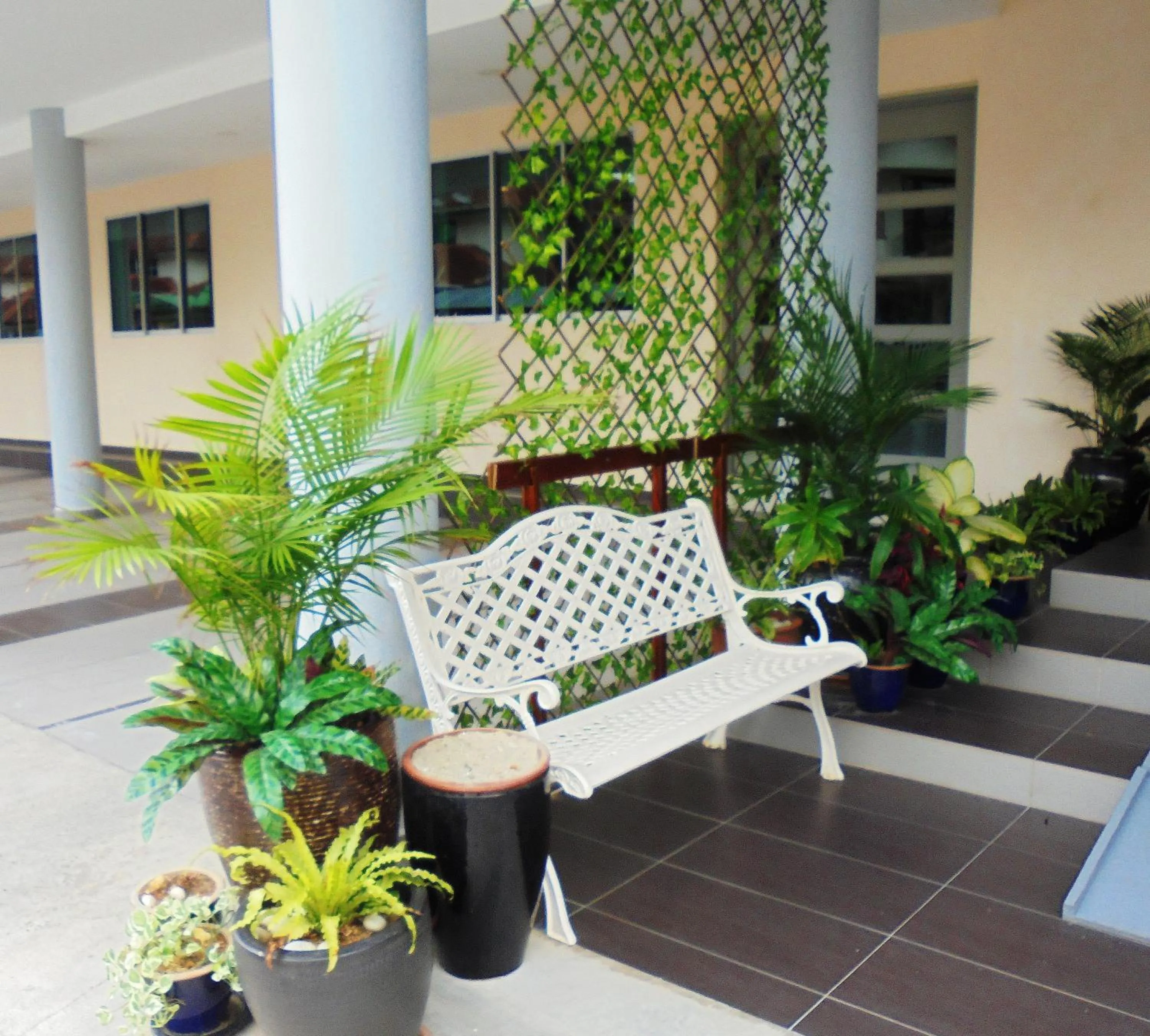 Decorative detail in D'View Hotel