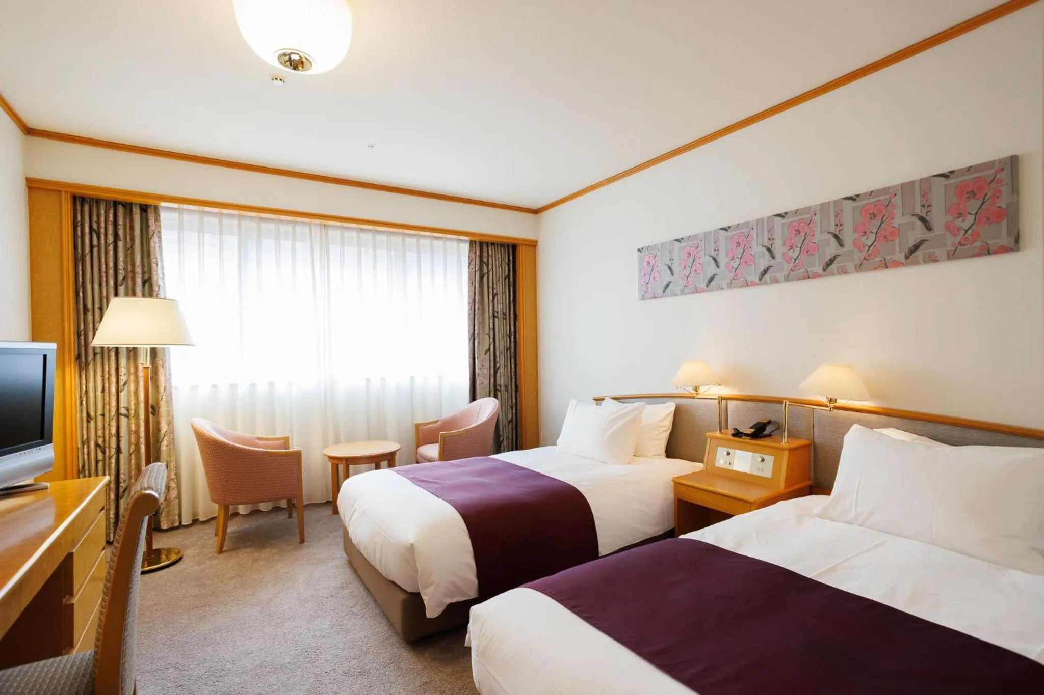 Bed in Hotel Wakamizu
