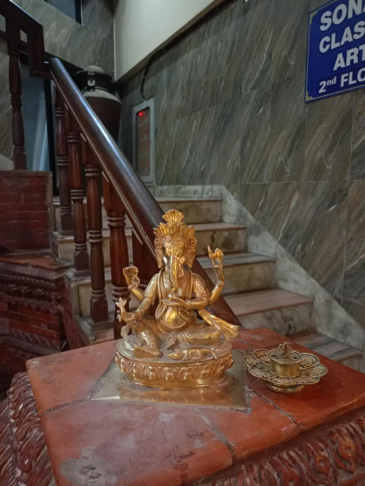 Facade/entrance in Boudha Stupa View Guest House