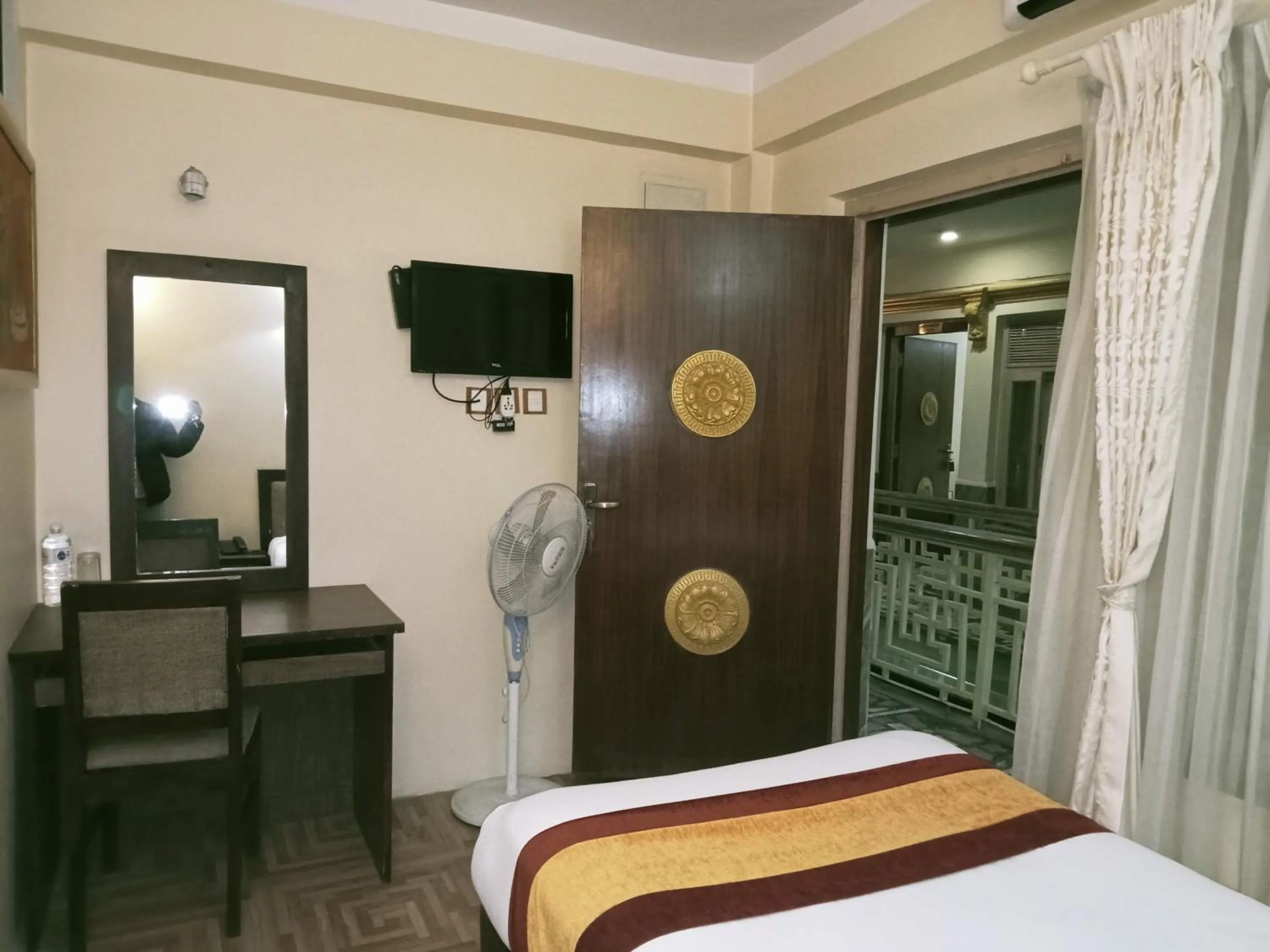 Bedroom, Bed in Boudha Stupa View Guest House