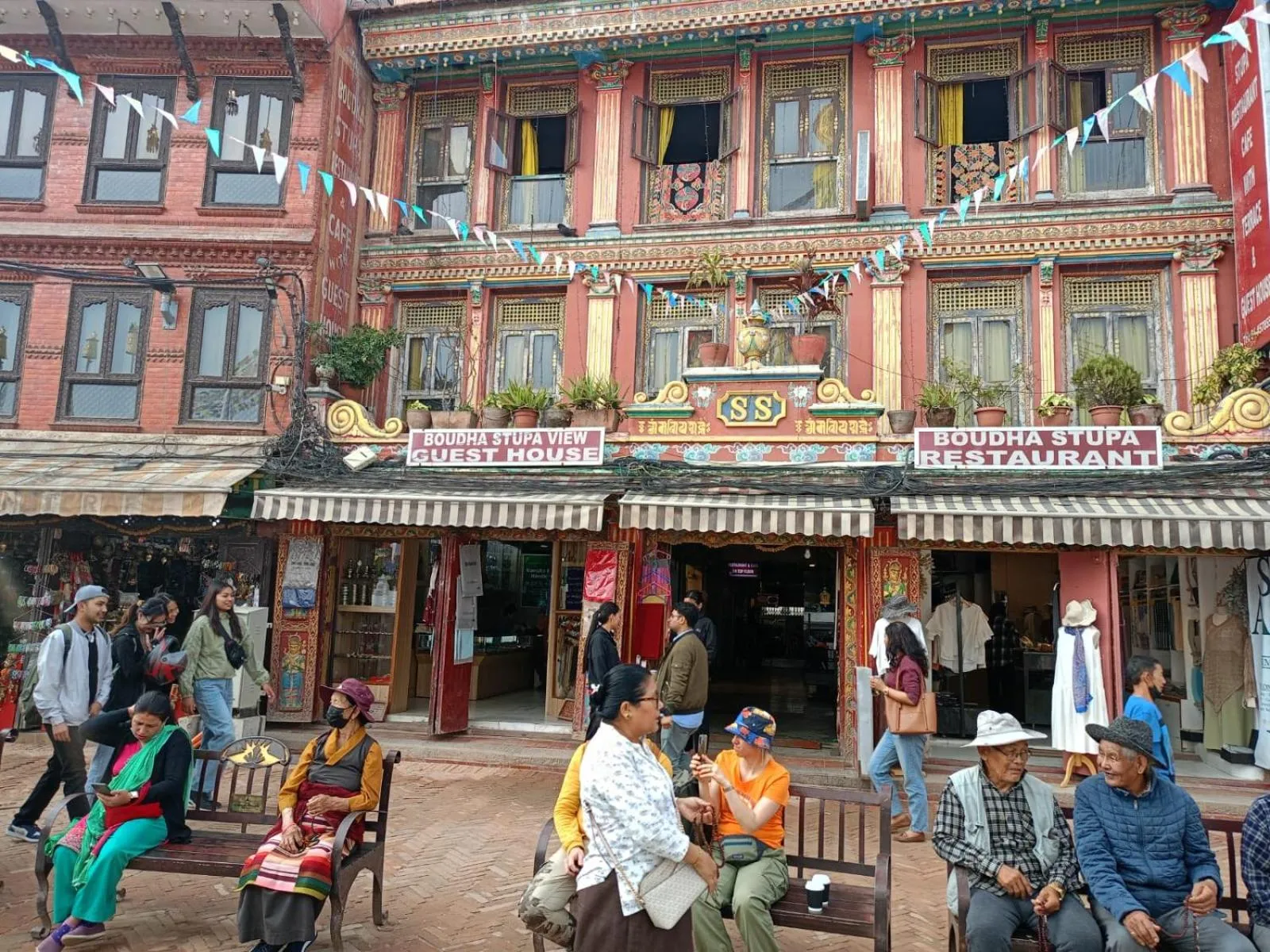 Property building in Boudha Stupa View Guest House