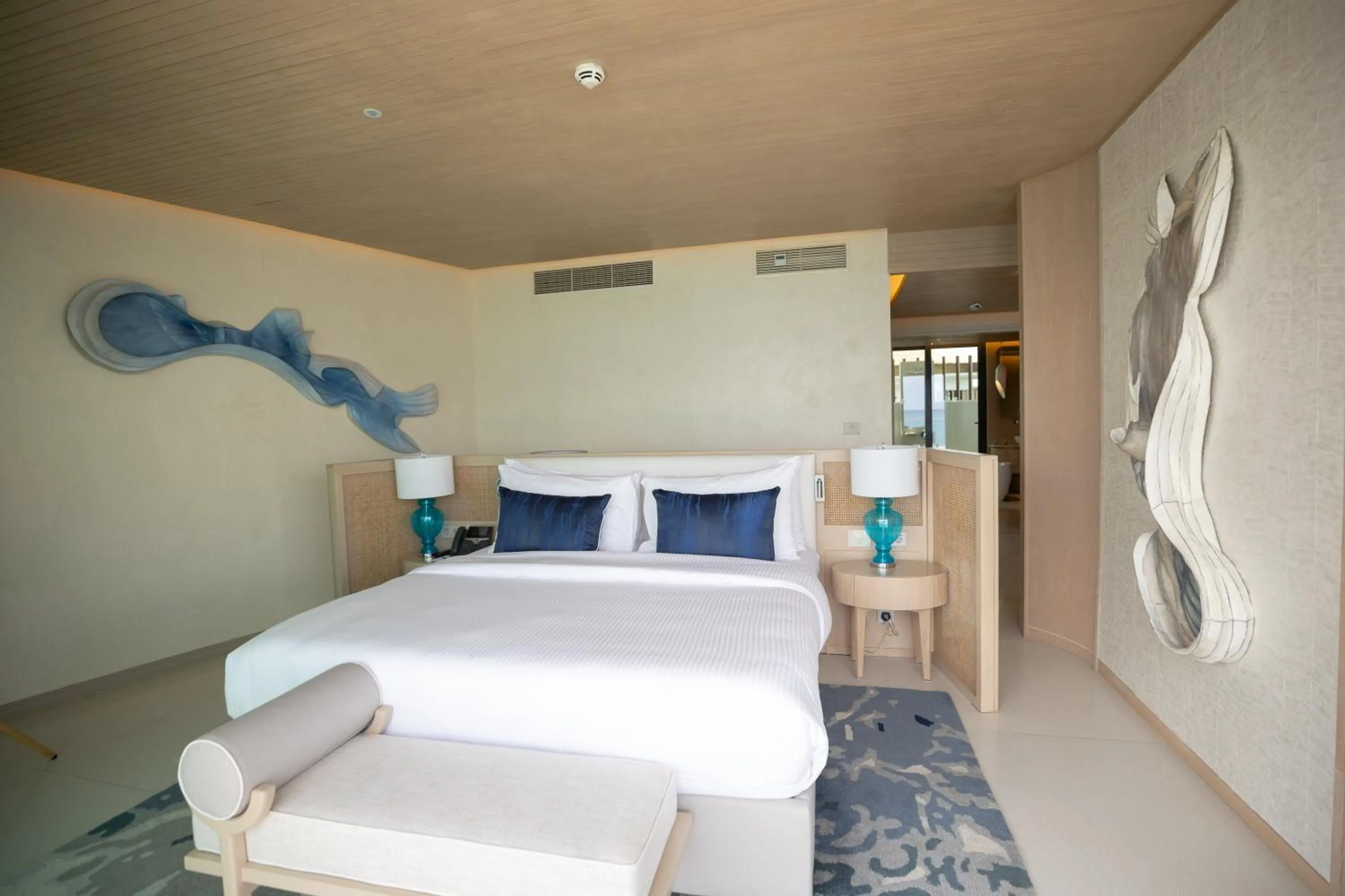 Bed in Tawila Island Resort