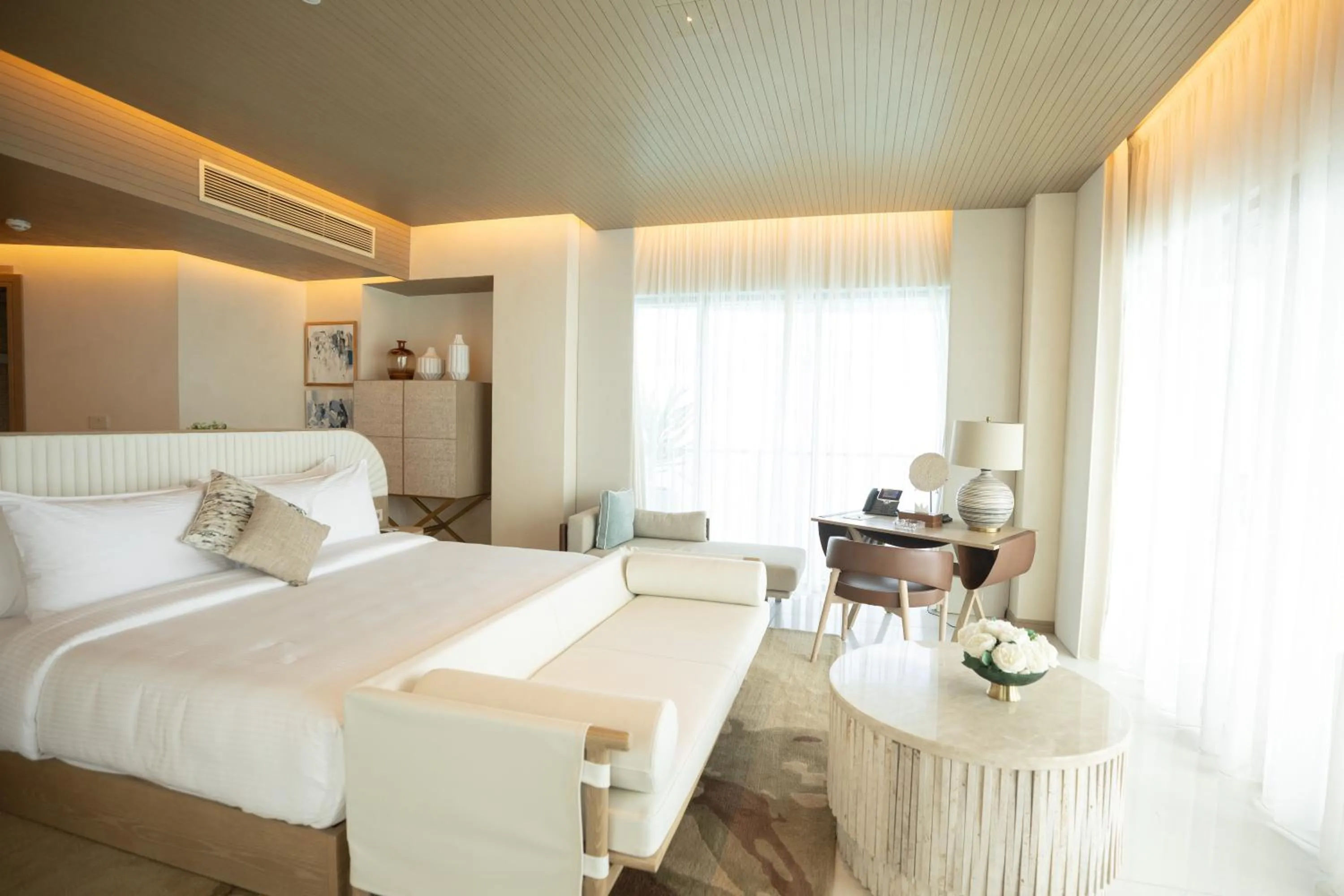 Bed in Tawila Island Resort