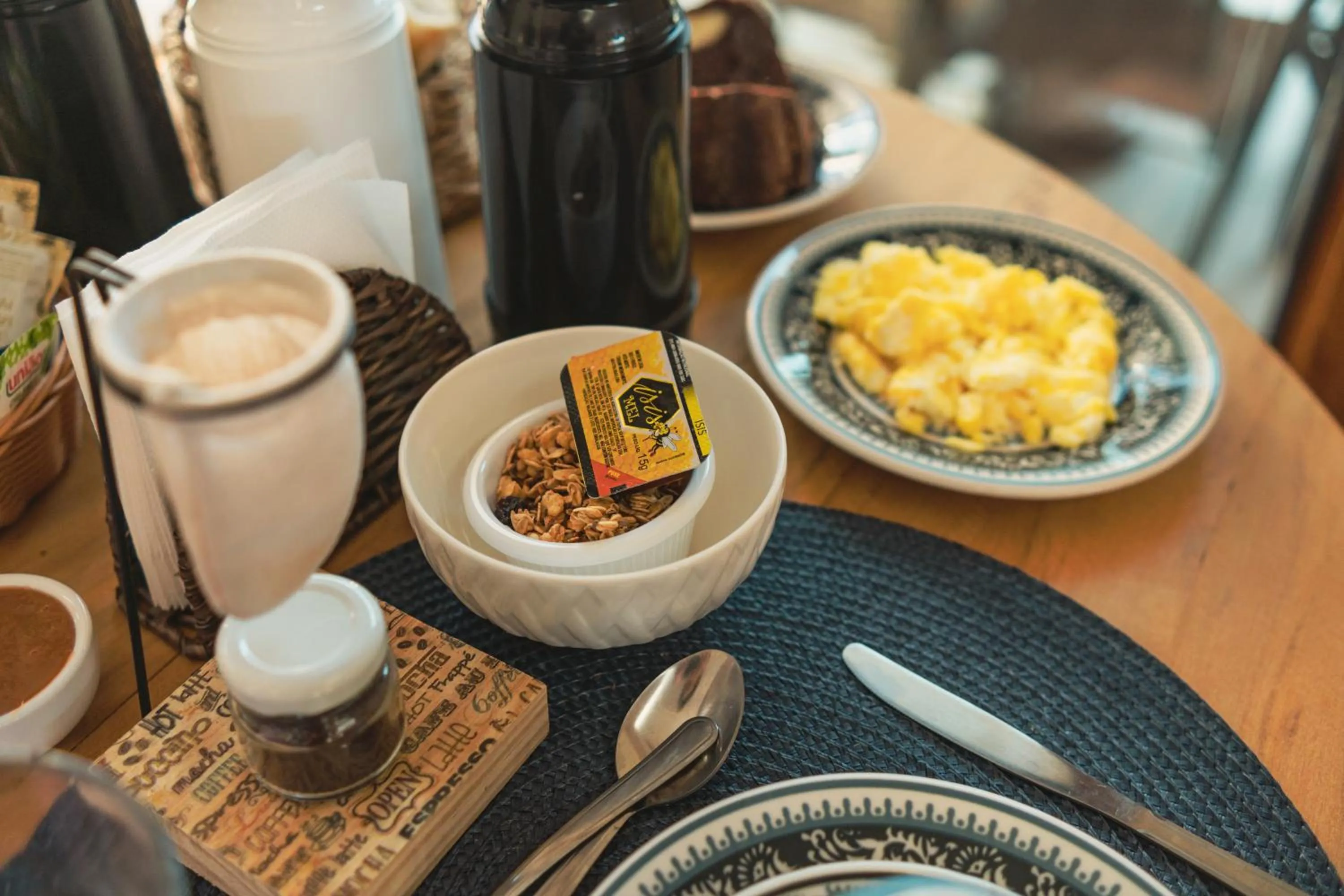 Continental breakfast in Recanto Ninho Verde Village