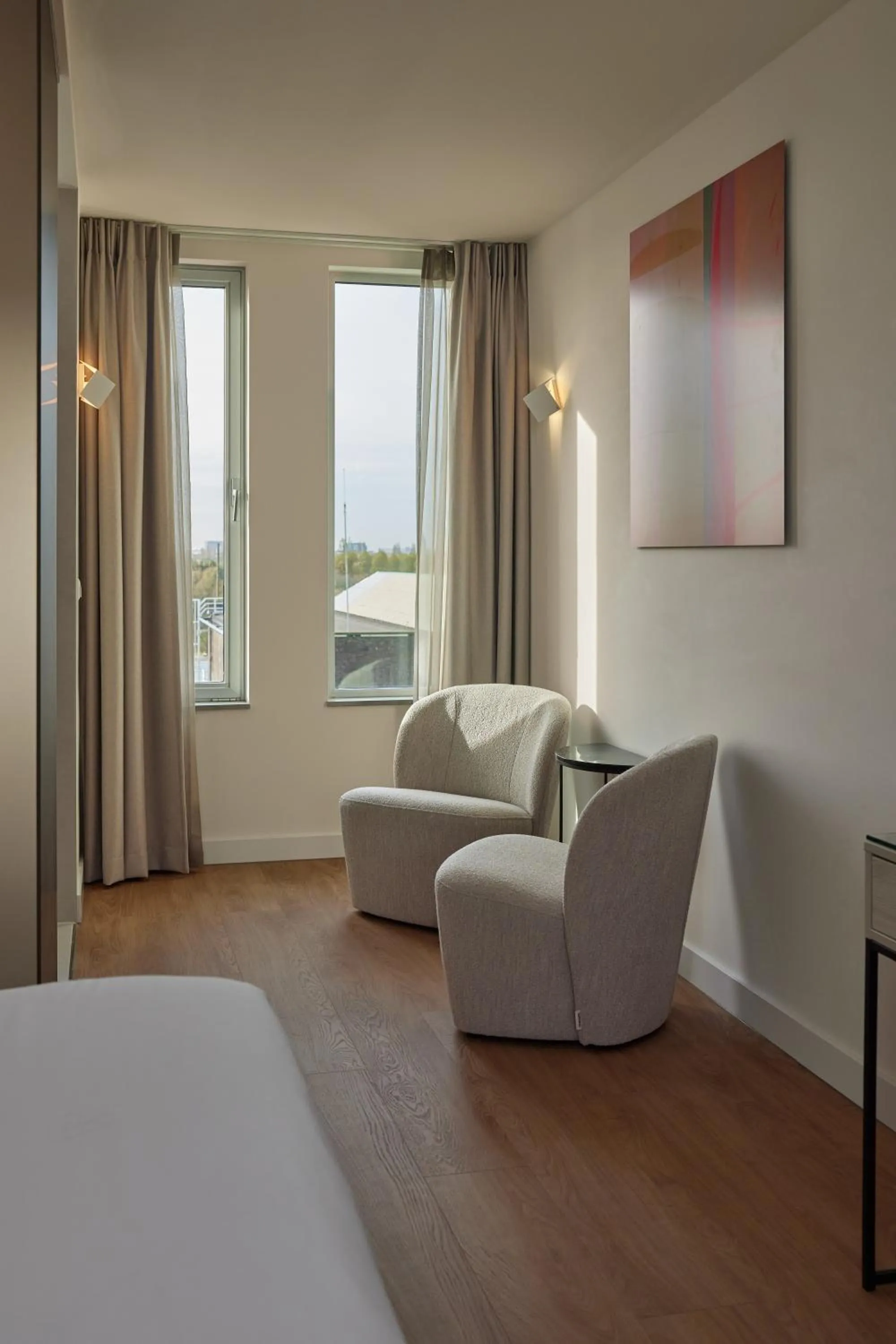 Seating area, Bed in WestCord Art Hotel Amsterdam 4 stars