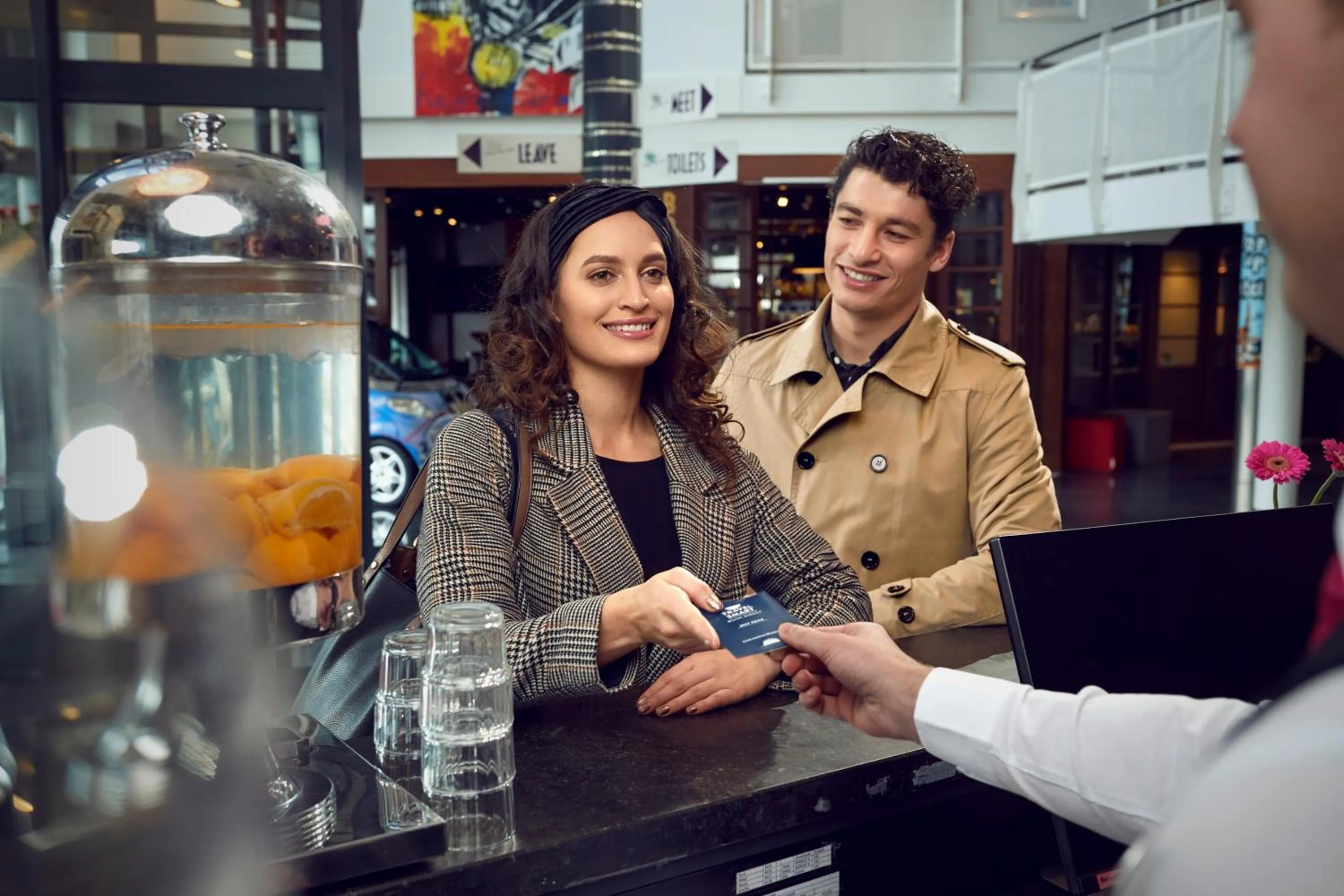 Lobby or reception in WestCord Art Hotel Amsterdam 4 stars