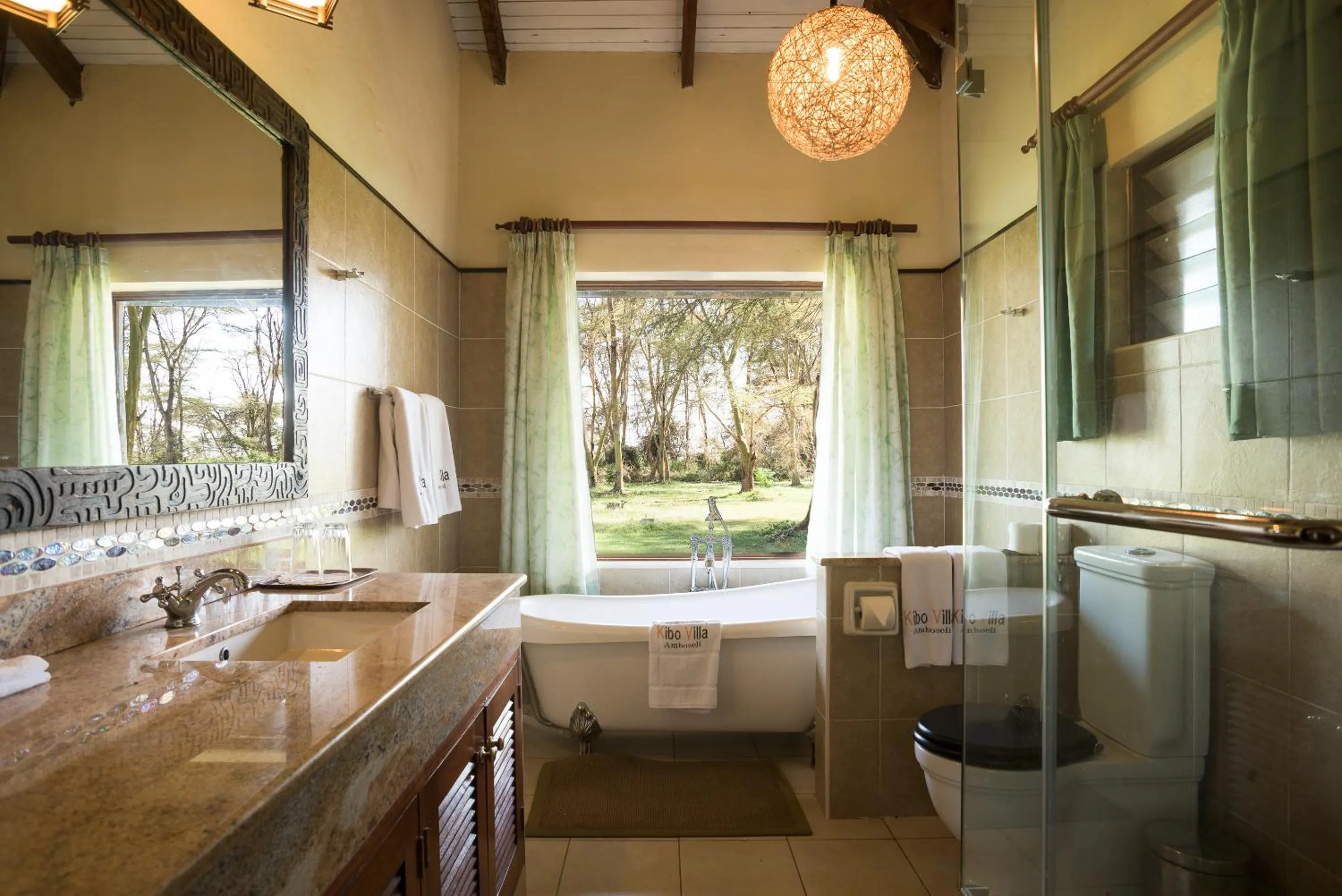 Bathroom in Kibo Villa Amboseli