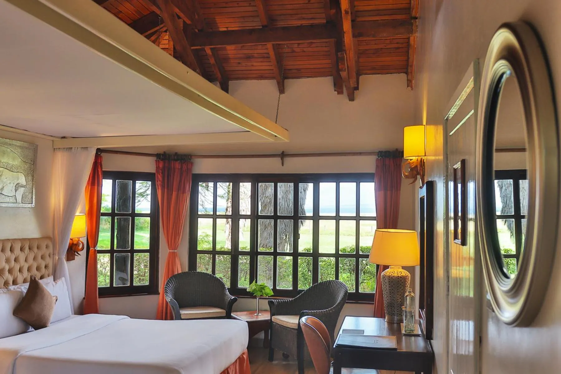 Bedroom, Bed in Kibo Villa Amboseli