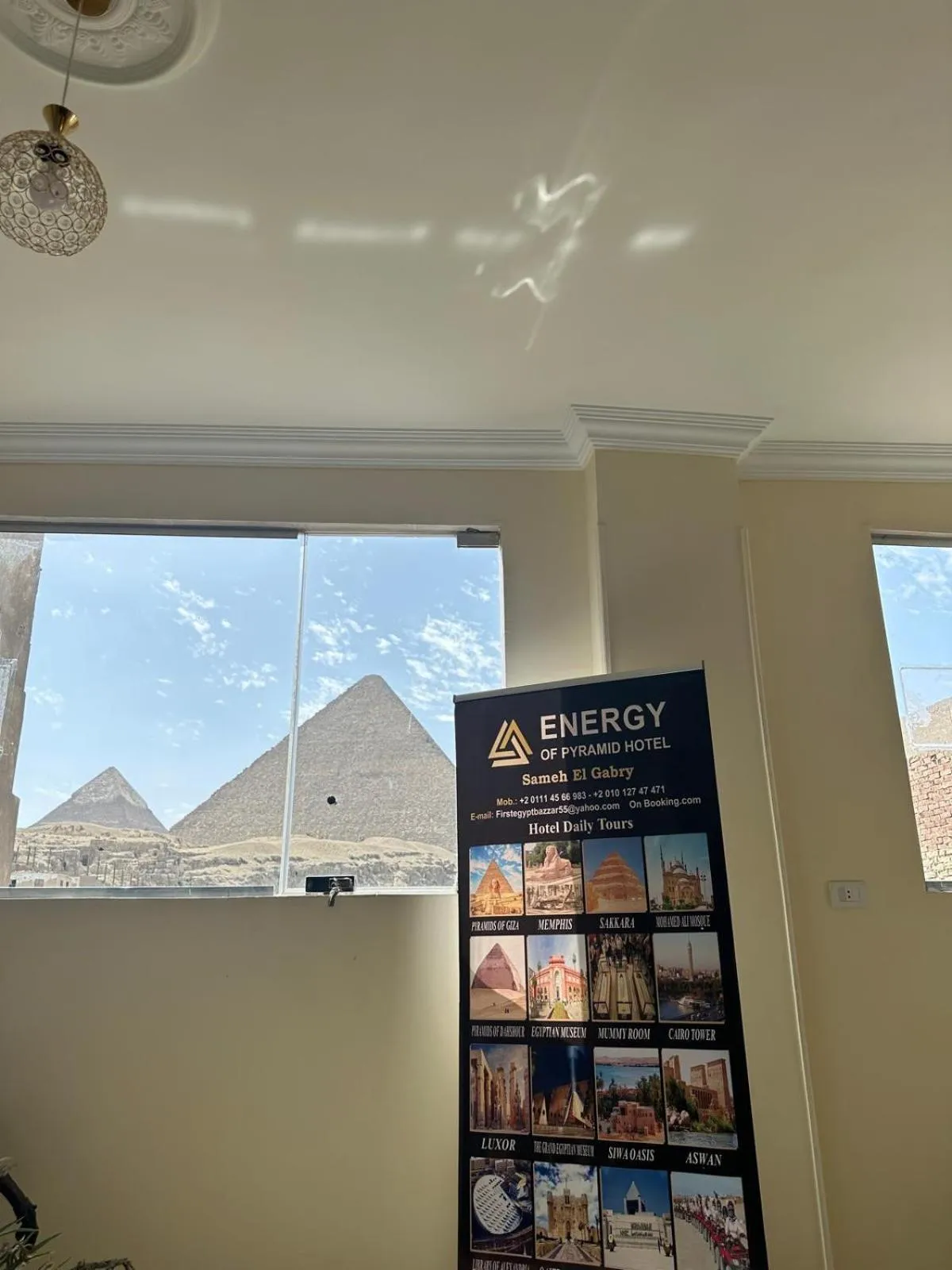 Mountain view in Energy Of Pyramid Hotel