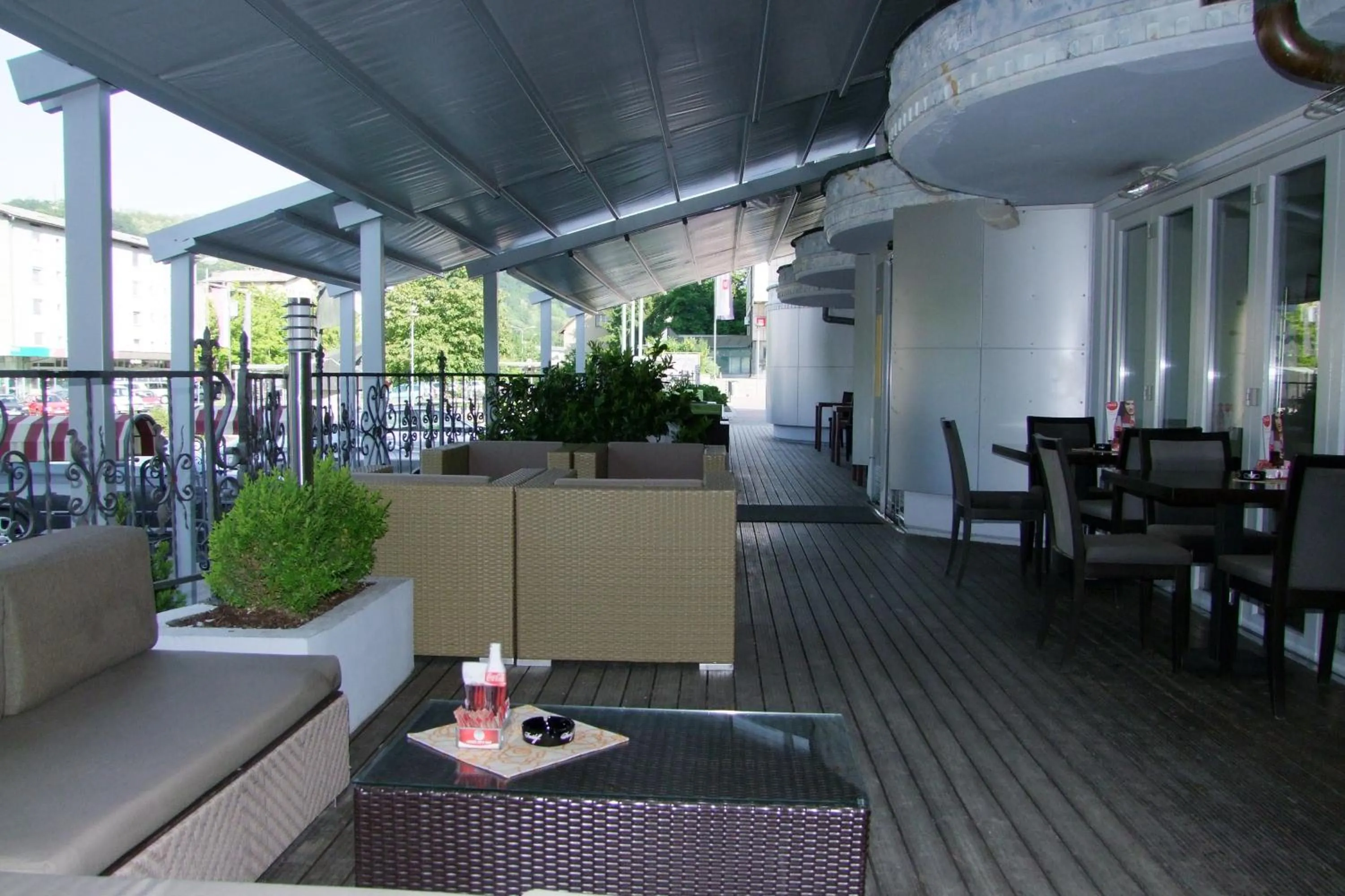 Balcony/Terrace in City Hotel Krško