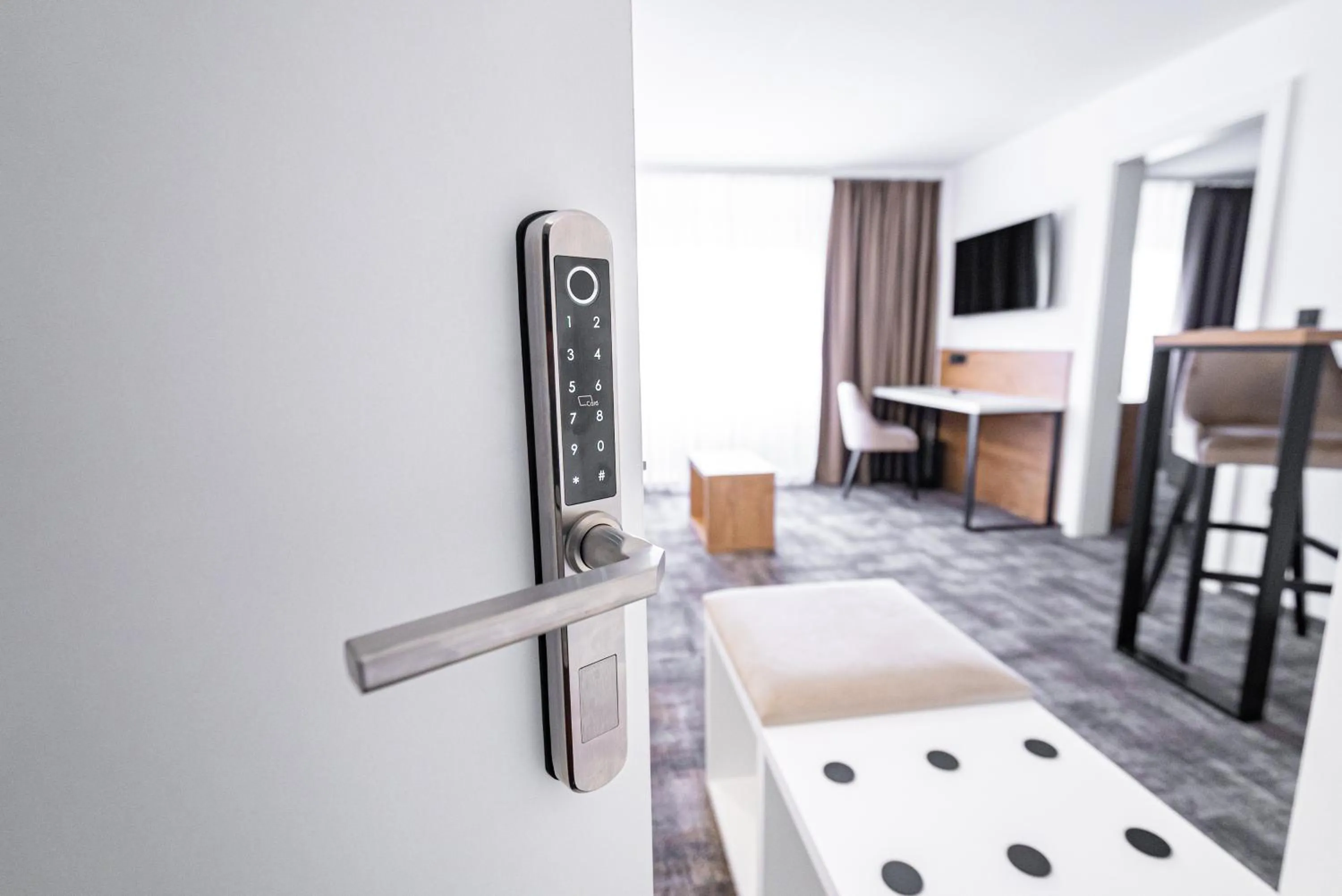 Bed in City Hotel Krško