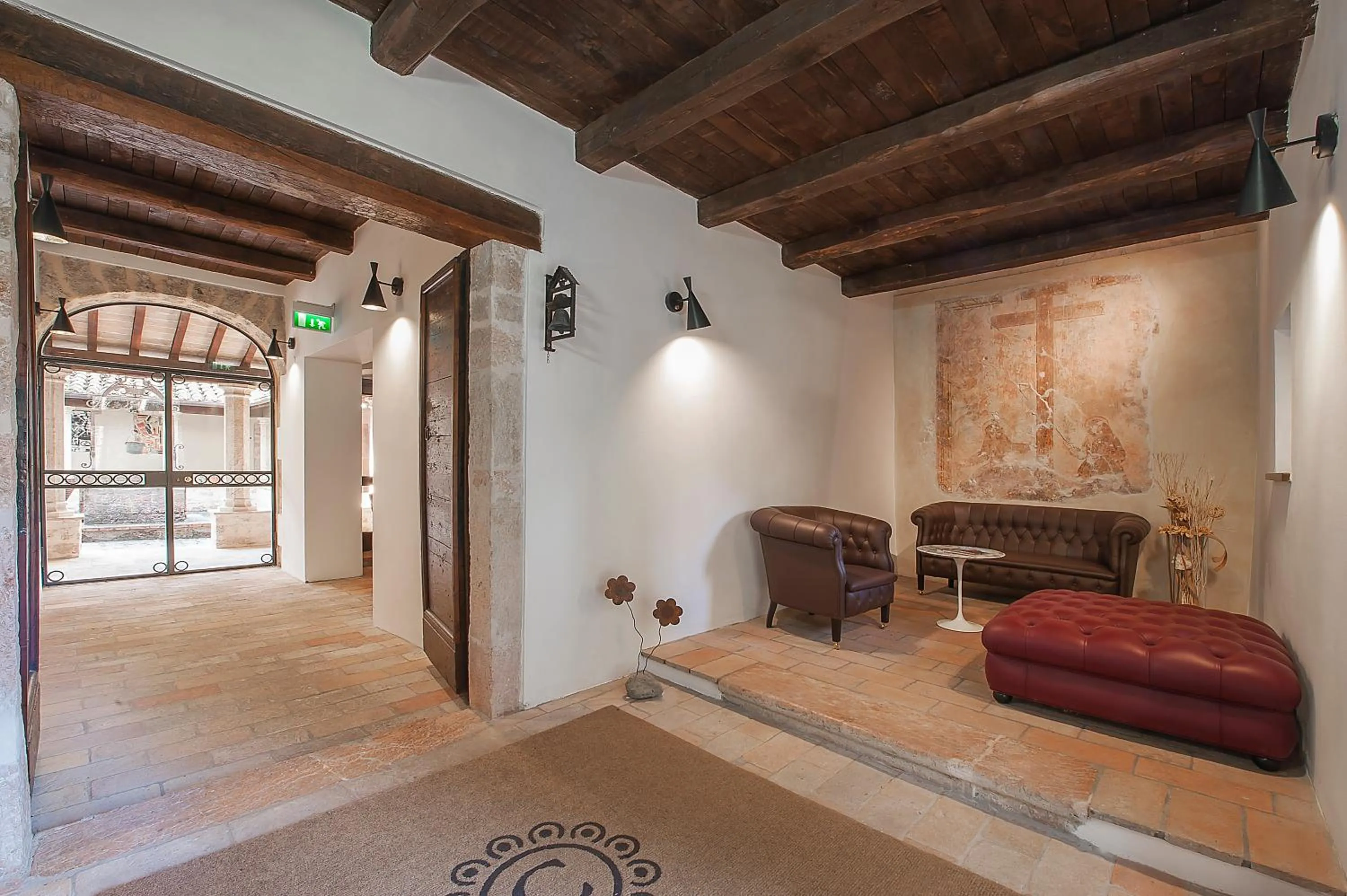 Lobby or reception in Convento di Acqua Premula
