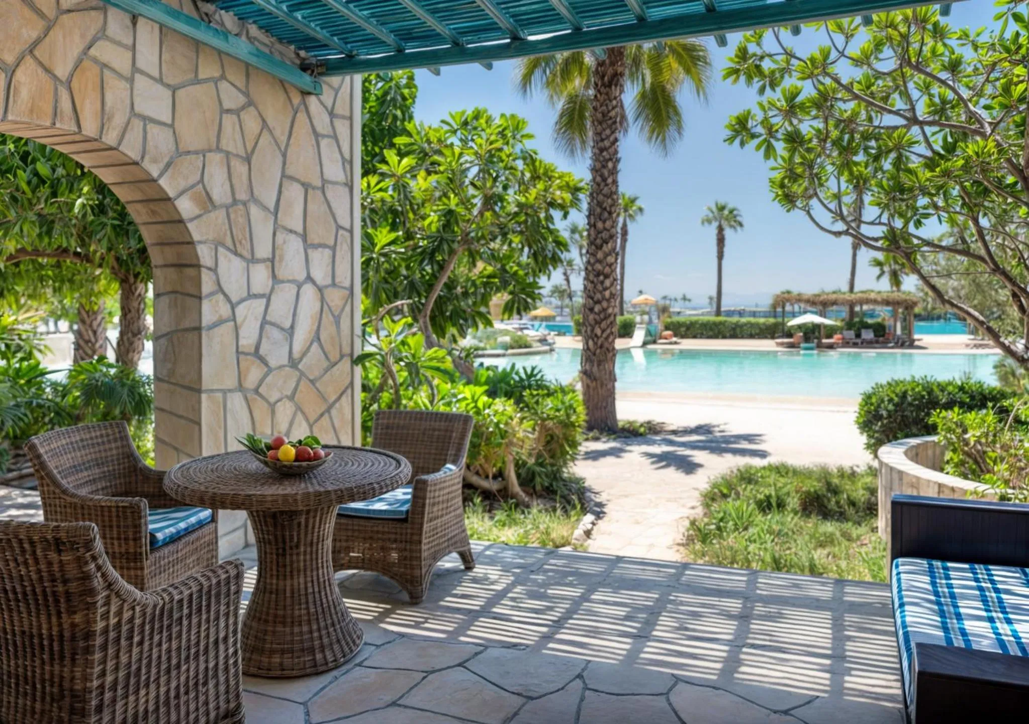 Balcony/Terrace in Banana Island Resort Doha by Anantara