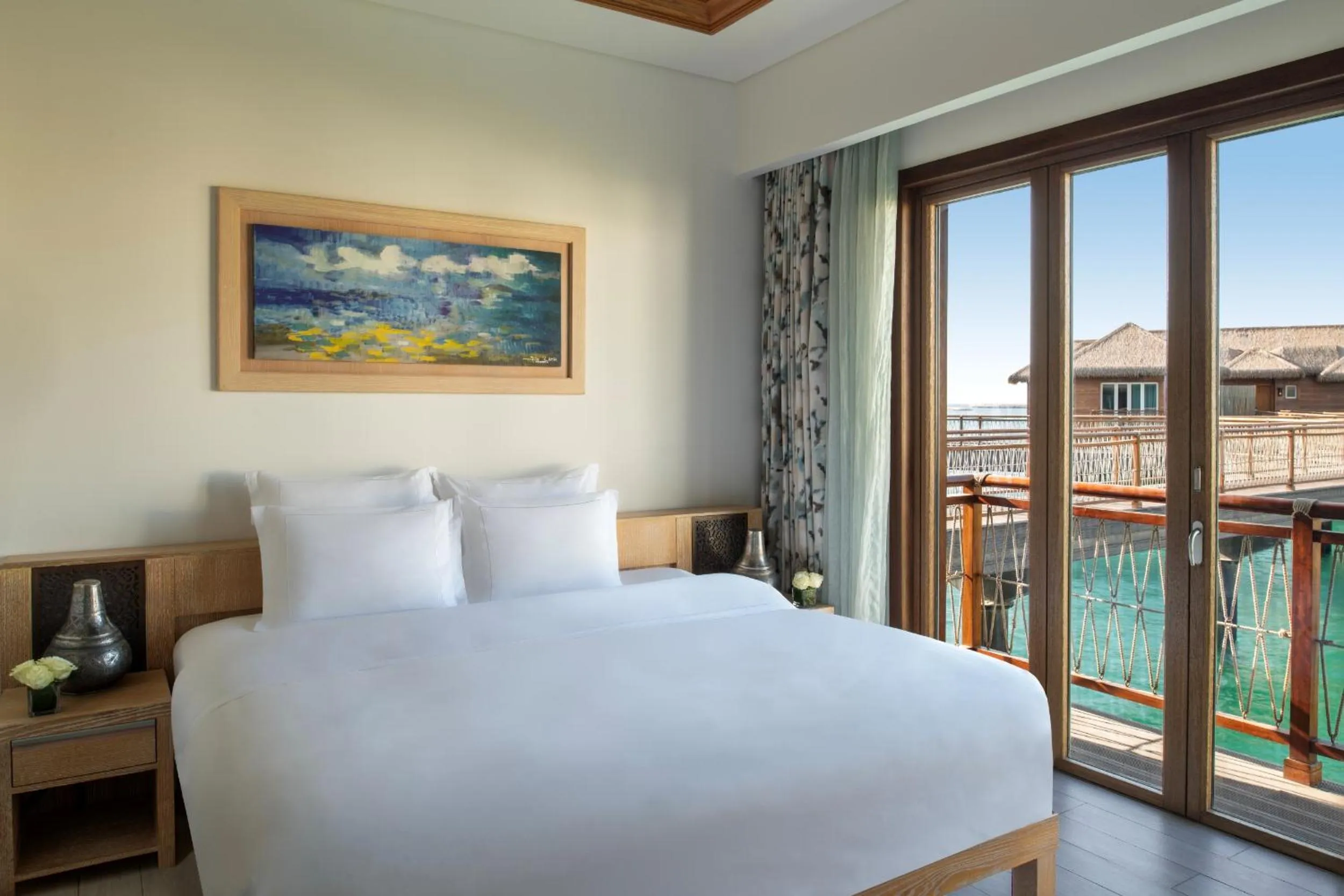 Bedroom, Bed in Banana Island Resort Doha by Anantara