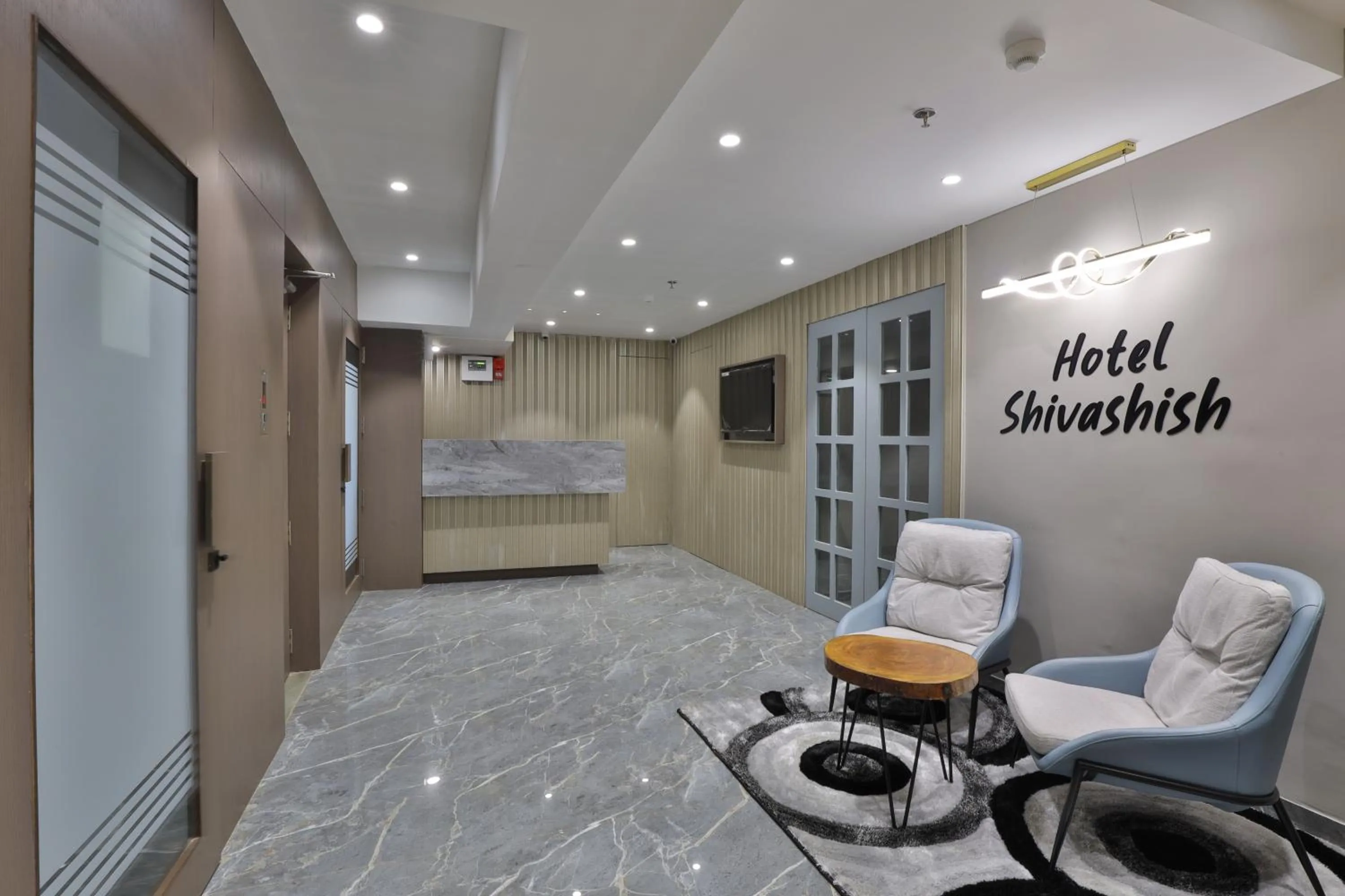 Lobby or reception in Hotel Shivashish