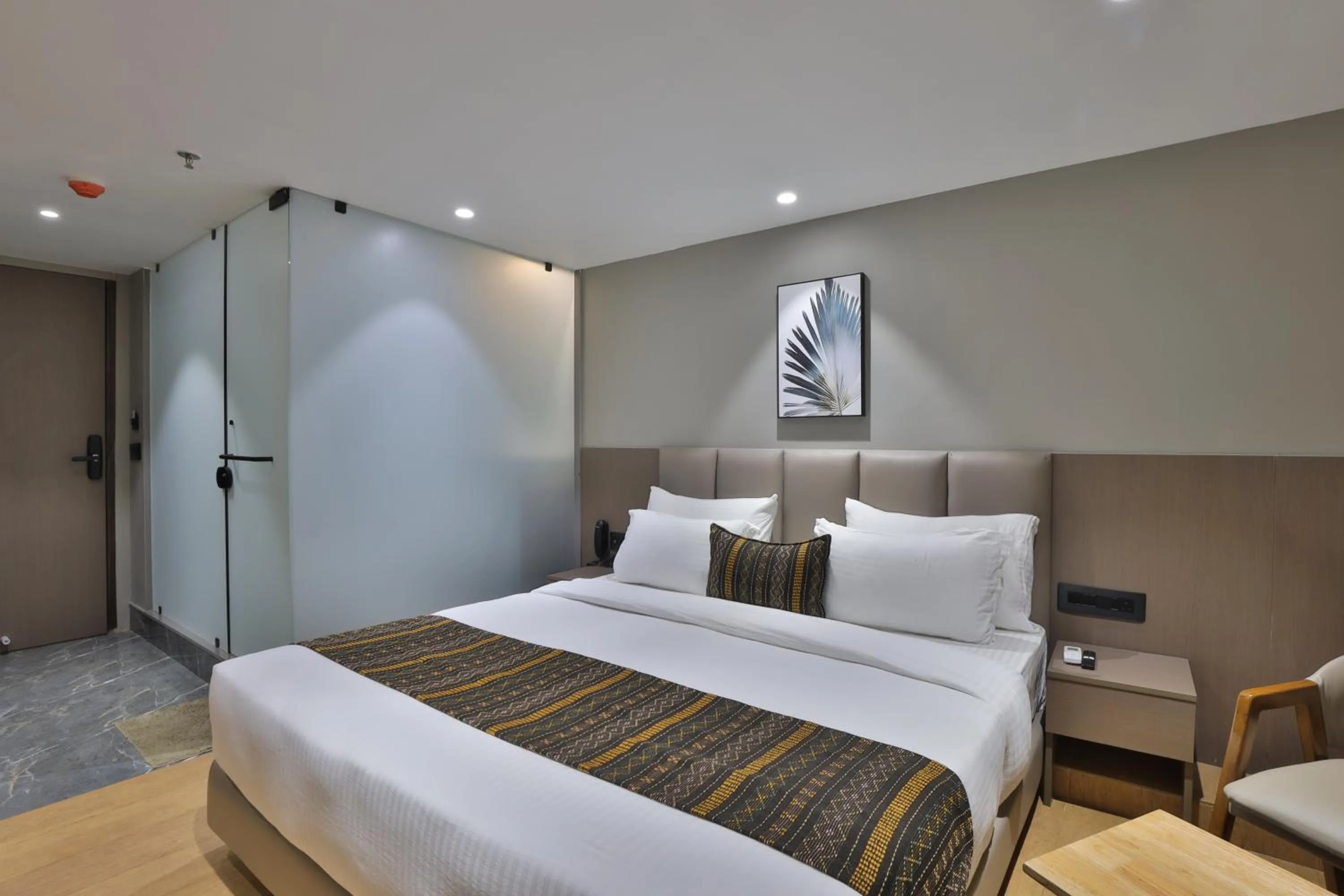 Bed in Hotel Shivashish