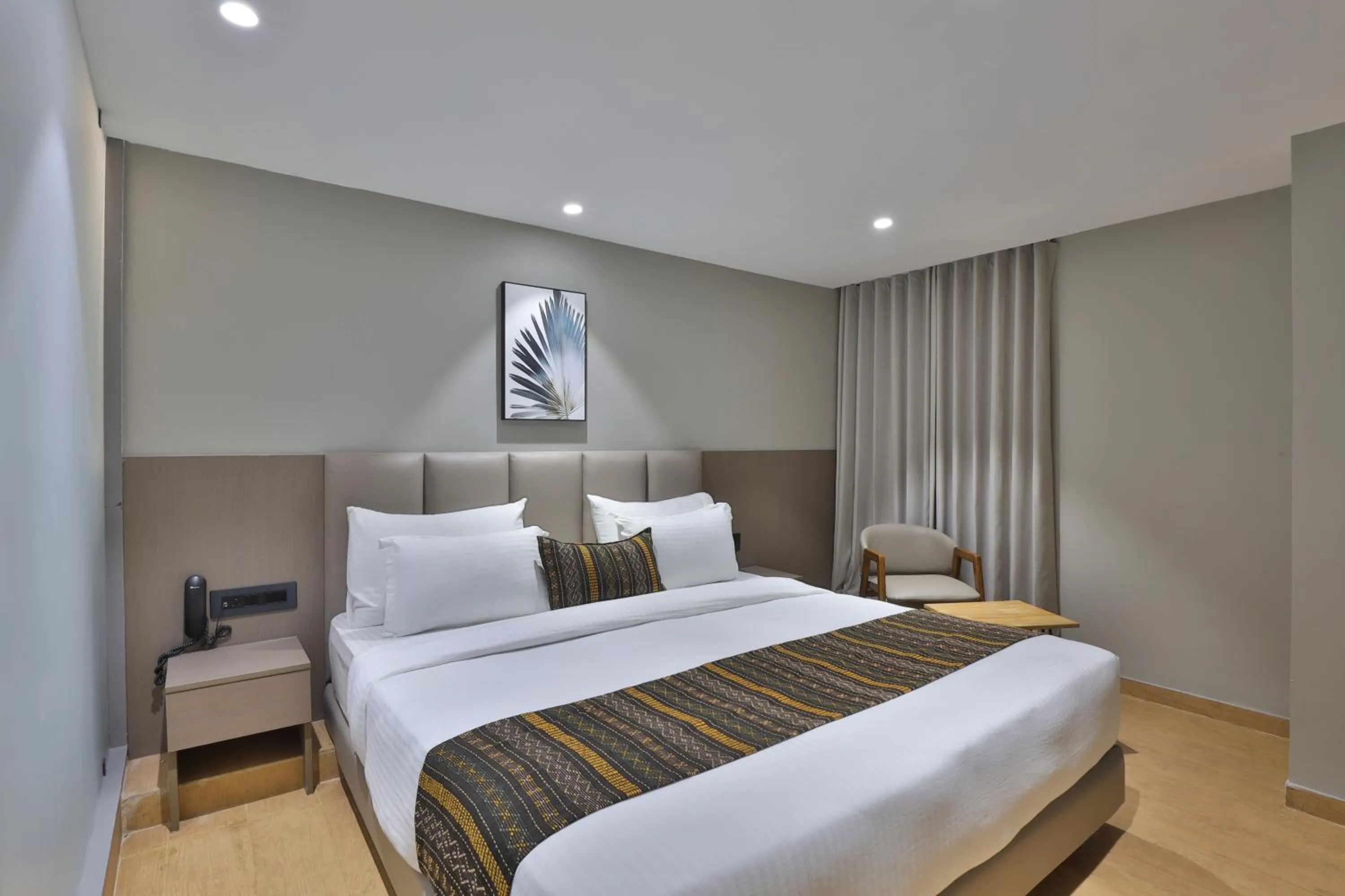 Bed in Hotel Shivashish