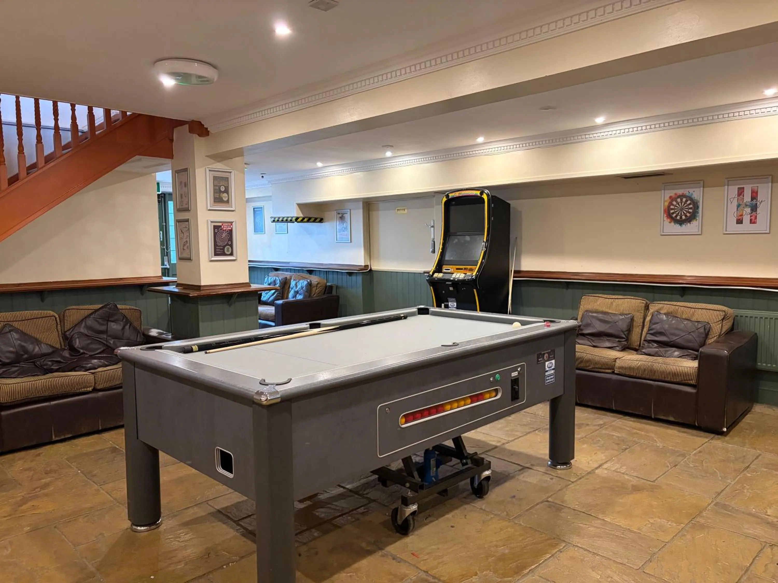 Game Room in Captain Howey Hotel