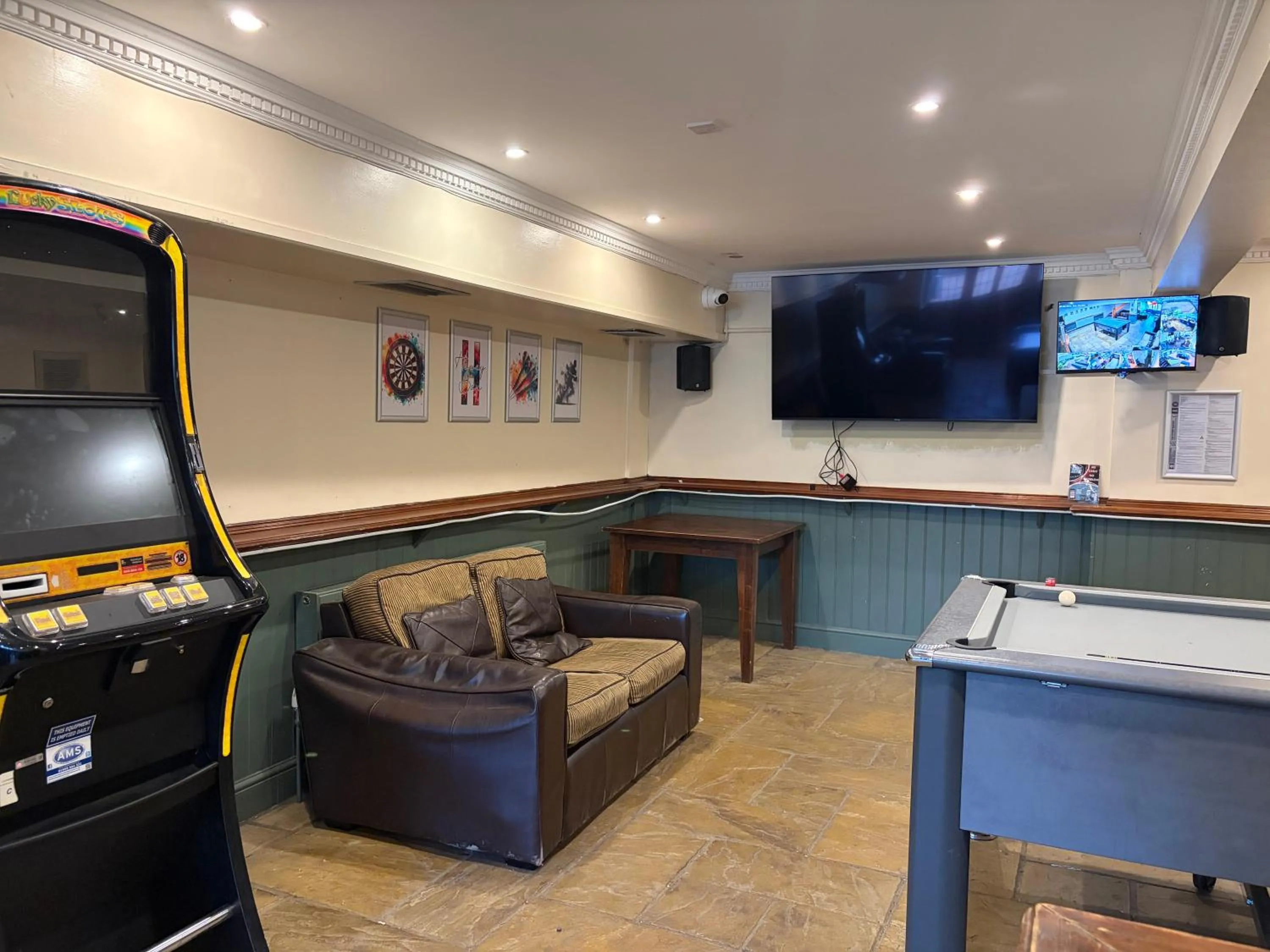 Game Room in Captain Howey Hotel