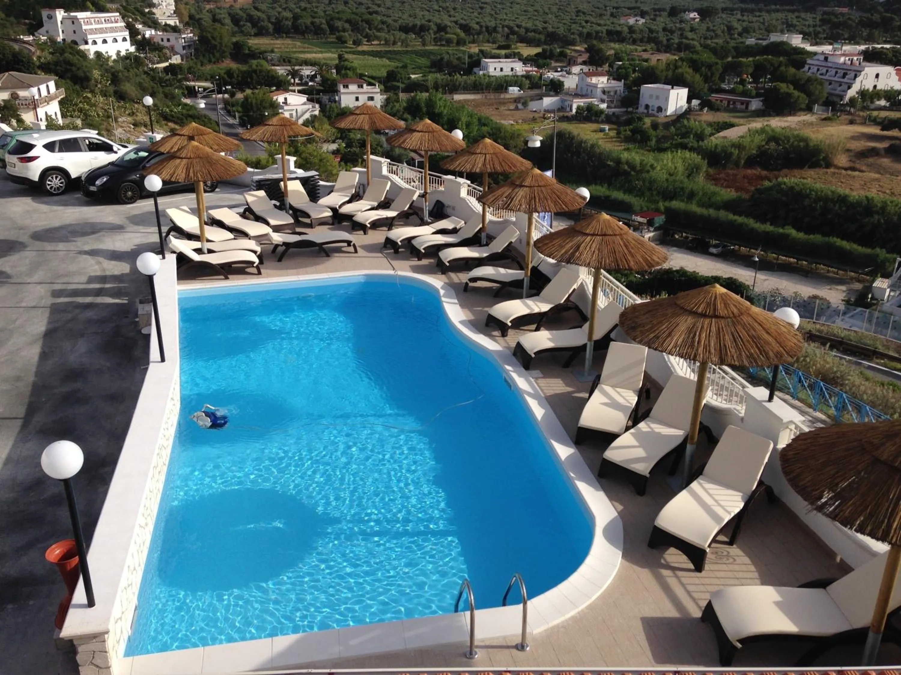 Pool view in Hotel Incanto