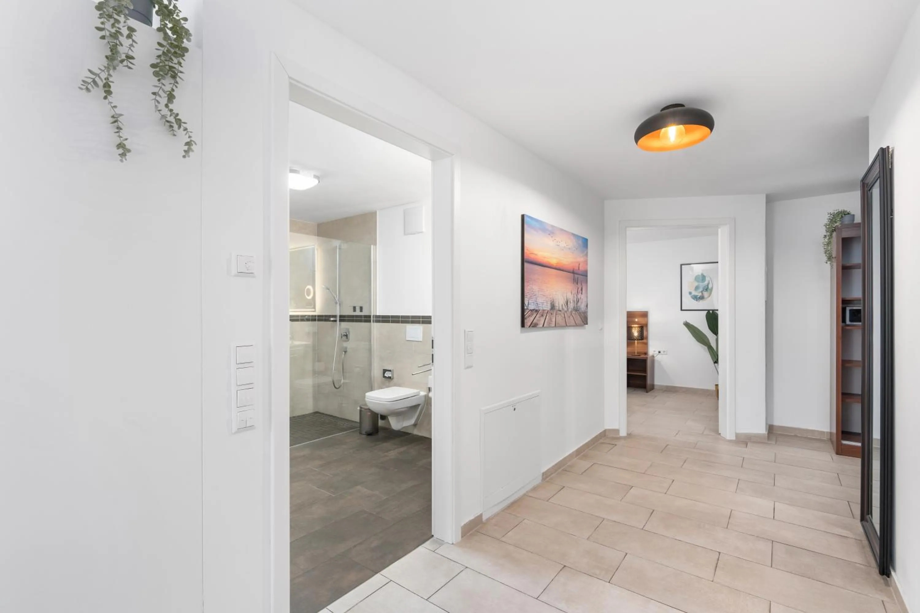 Shower in Amelie chez Inez