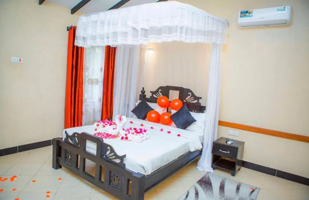 Bed in Kijiji Beach Resort
