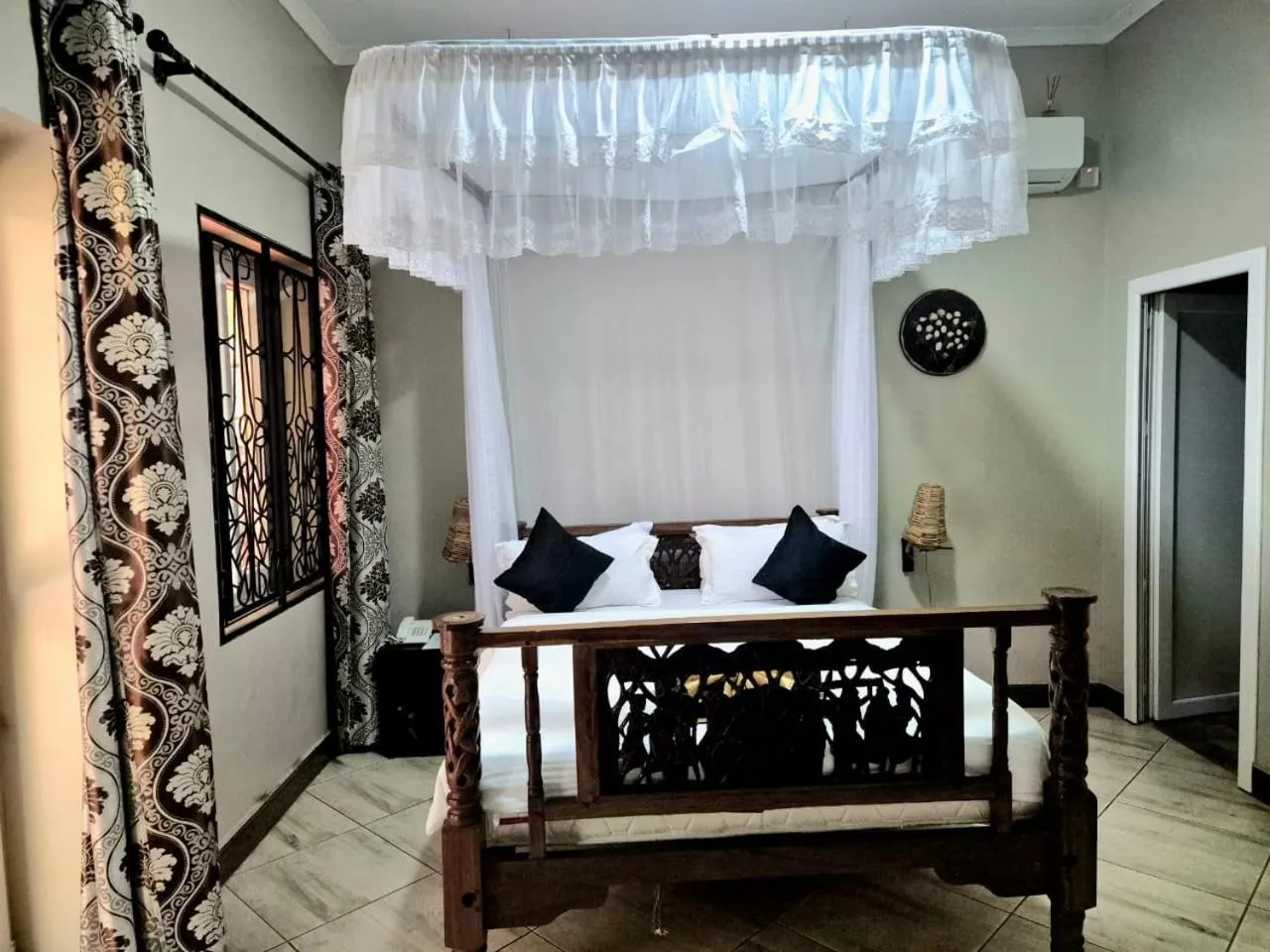 Bed in Kijiji Beach Resort