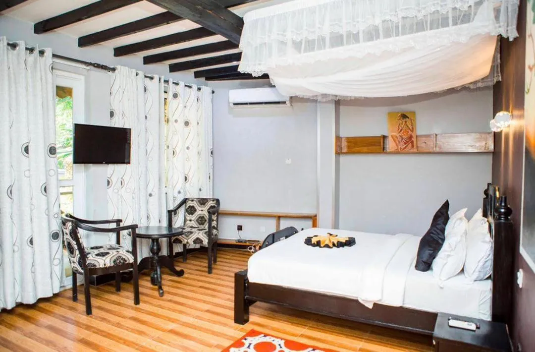 Bed in Kijiji Beach Resort