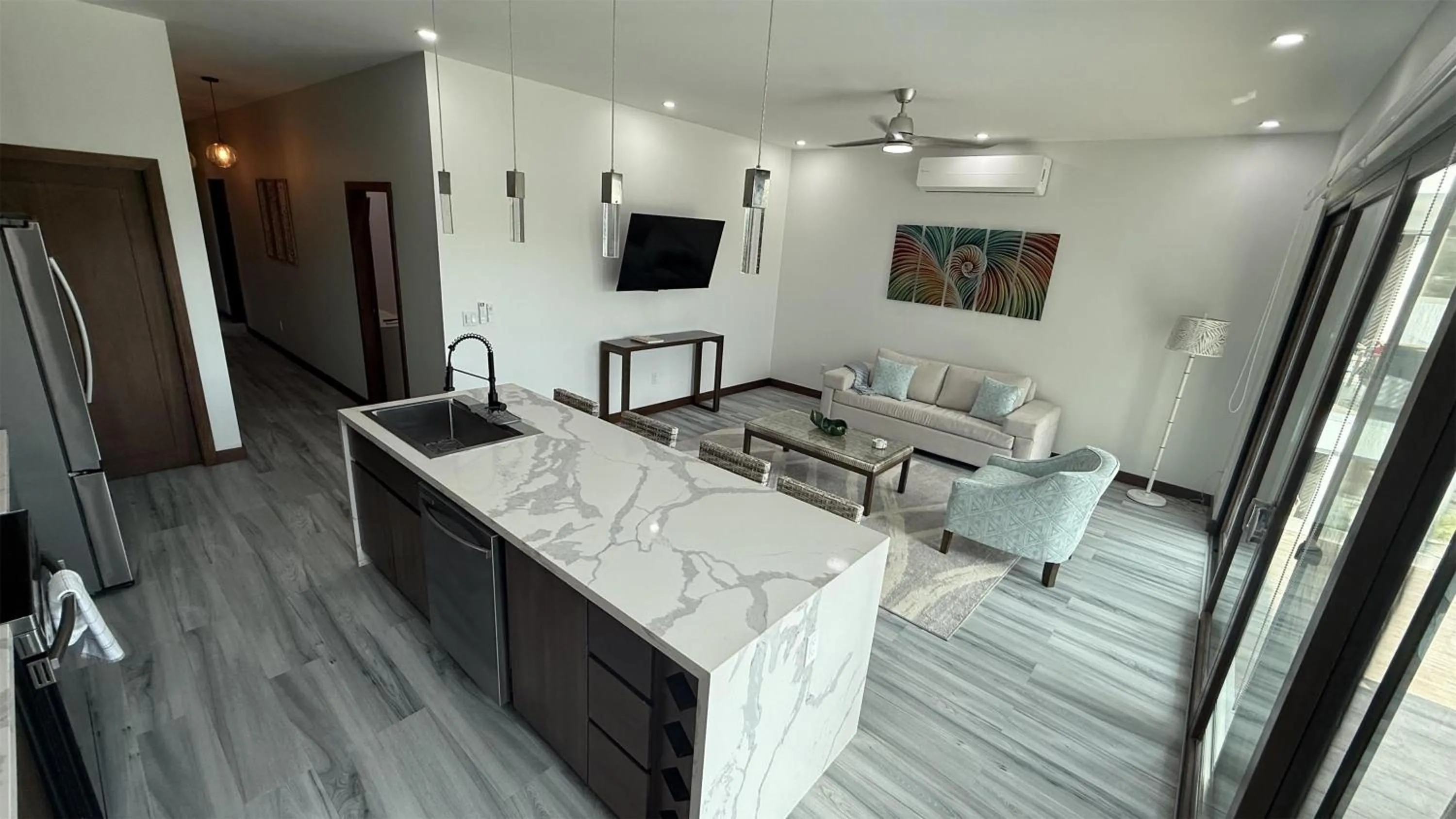 Kitchen or kitchenette in Acqua di Mare Resort