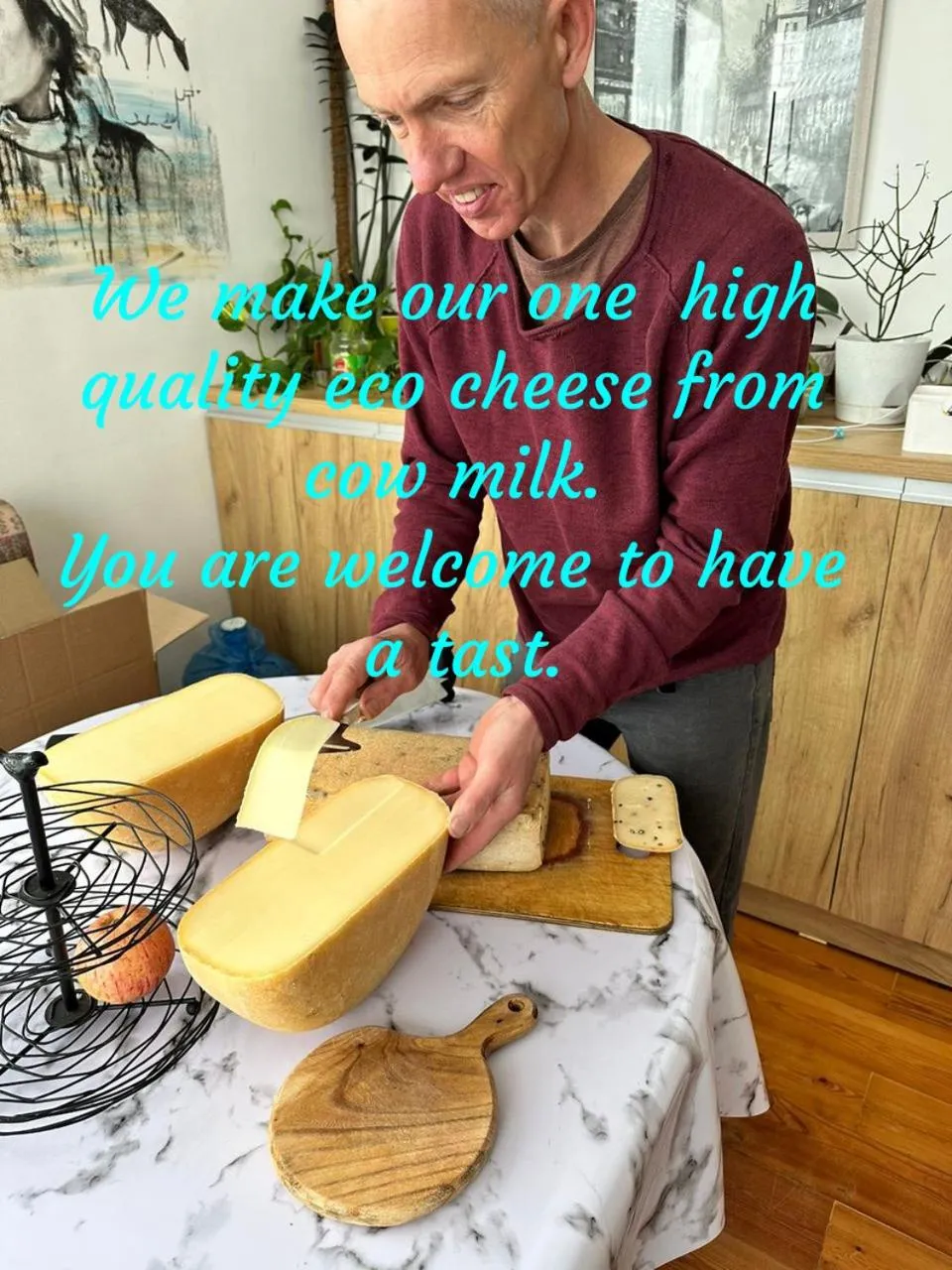 Continental breakfast in Riverside Karakol