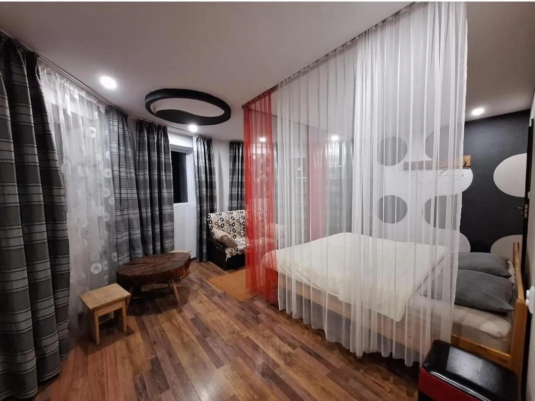 Bedroom, Bed in Riverside Karakol