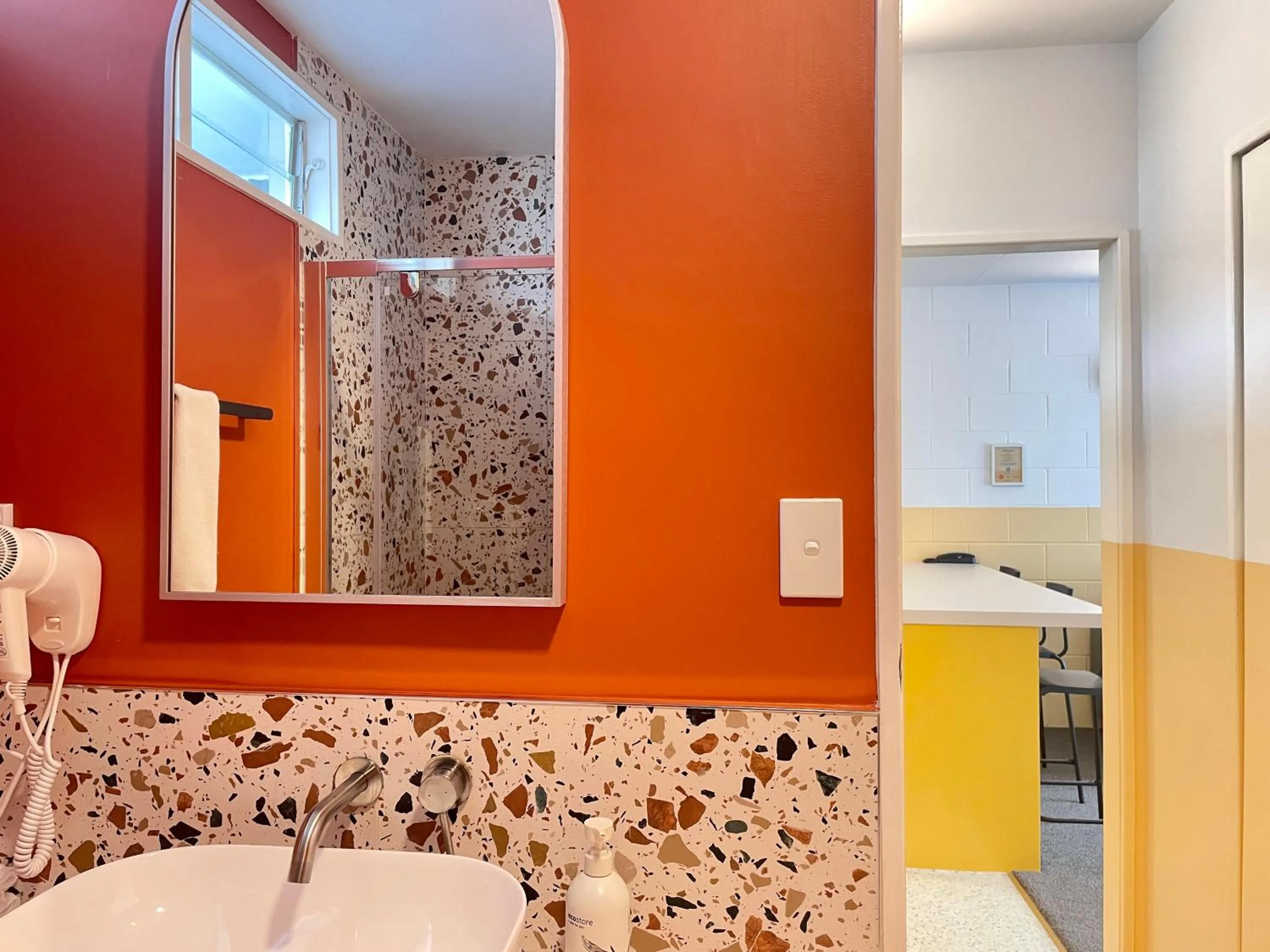 Bathroom in Mount Eden Motel