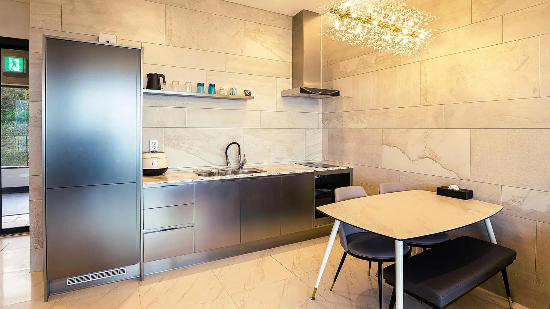 Kitchen or kitchenette in Ganghwa Elijah Resort