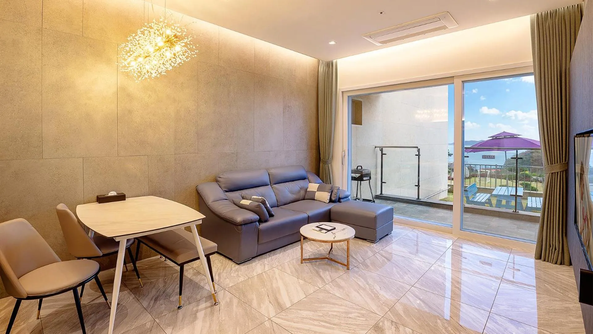 Living room in Ganghwa Elijah Resort